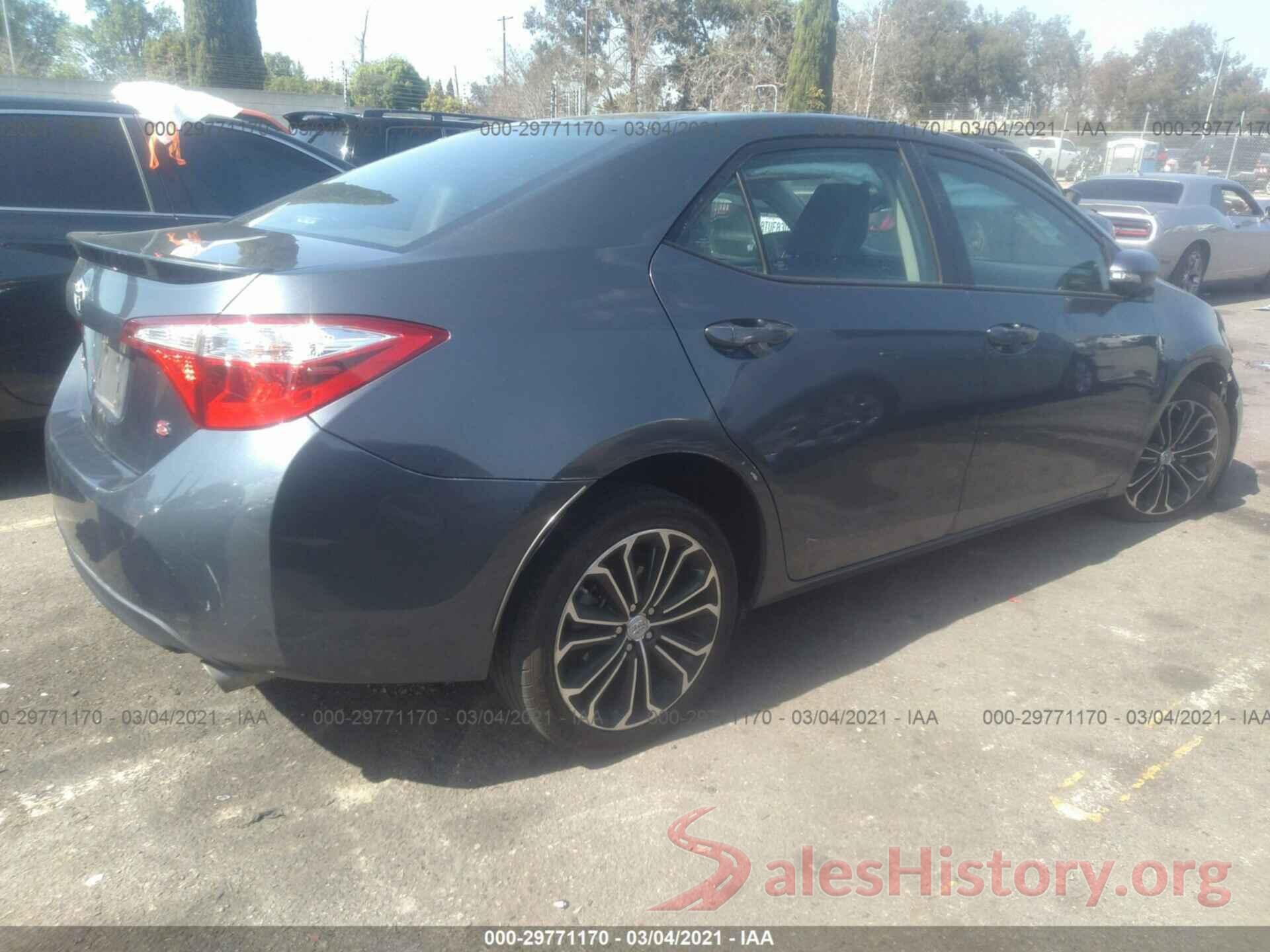 5YFBURHE7GP497114 2016 TOYOTA COROLLA