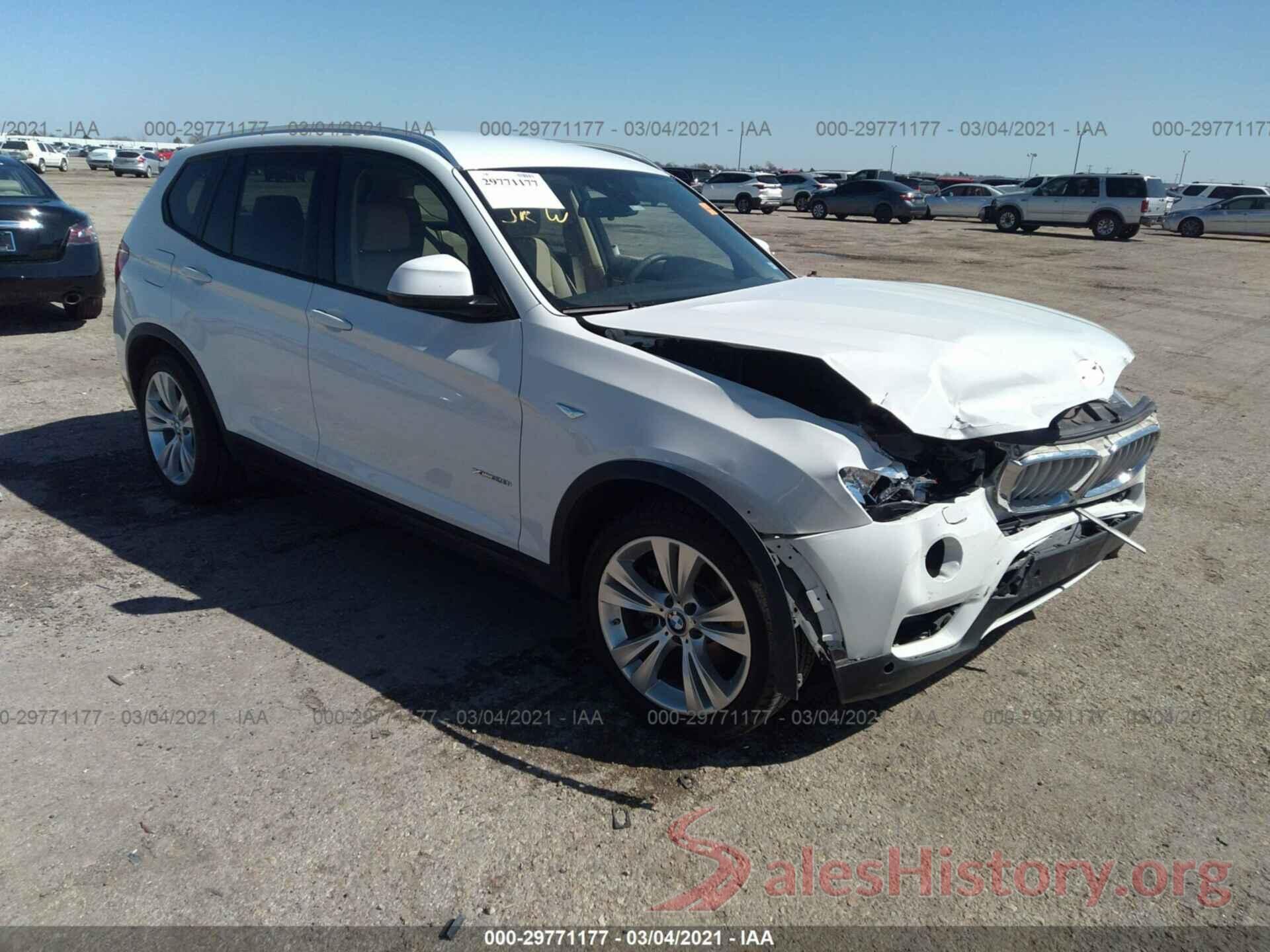 5UXWX9C51G0D92399 2016 BMW X3