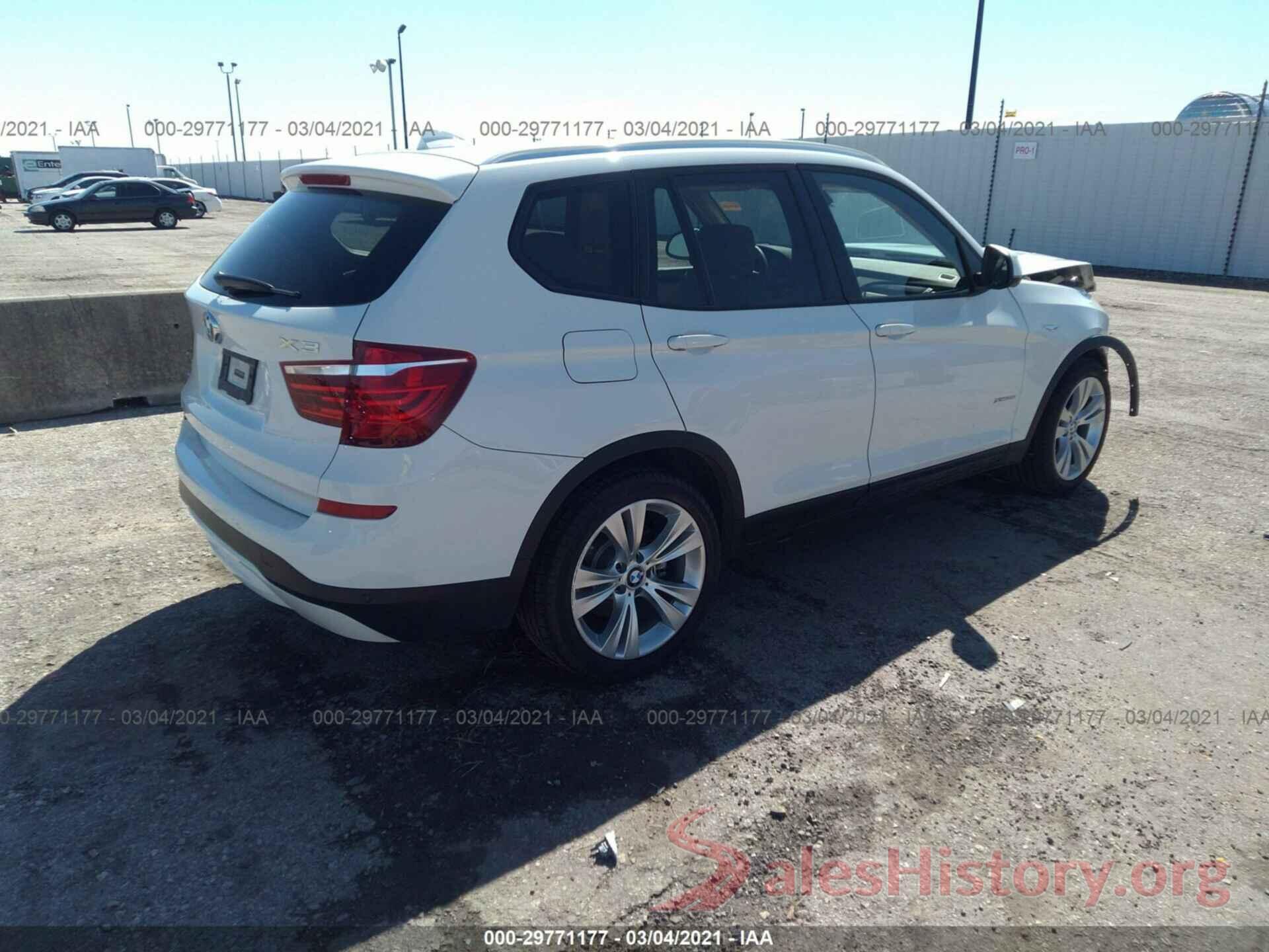 5UXWX9C51G0D92399 2016 BMW X3