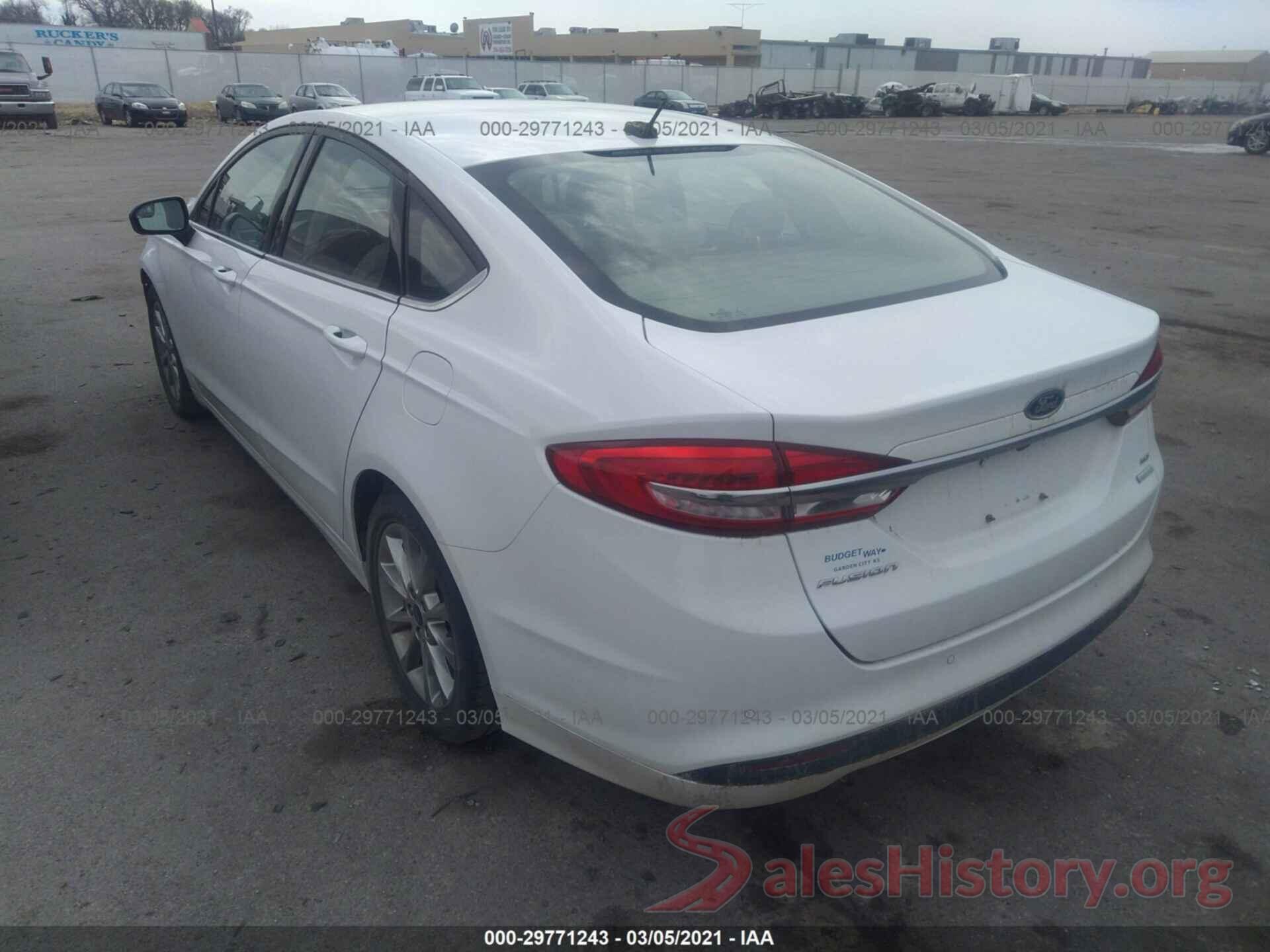 3FA6P0HD2HR232291 2017 FORD FUSION