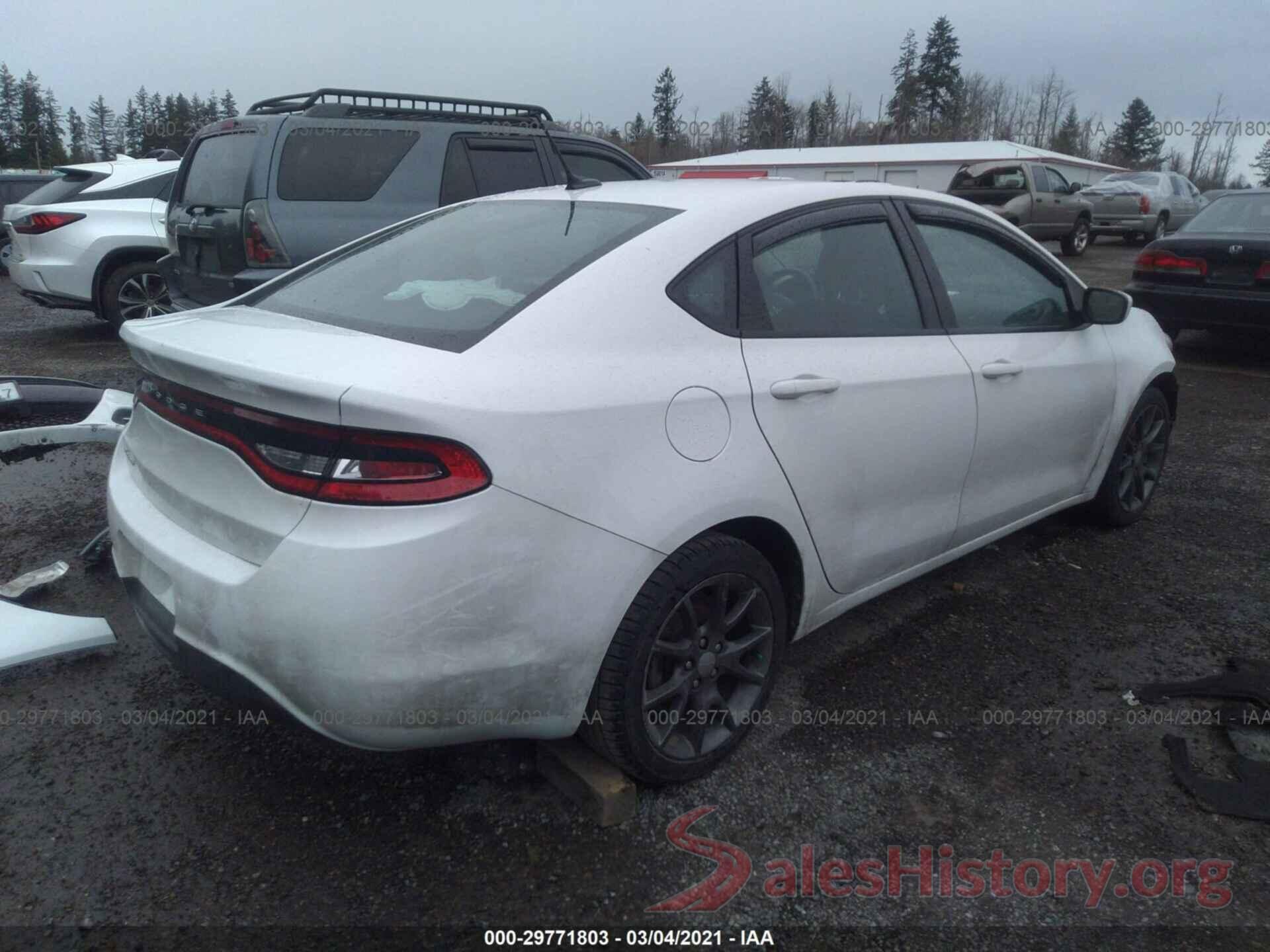 1C3CDFAAXGD585205 2016 DODGE DART