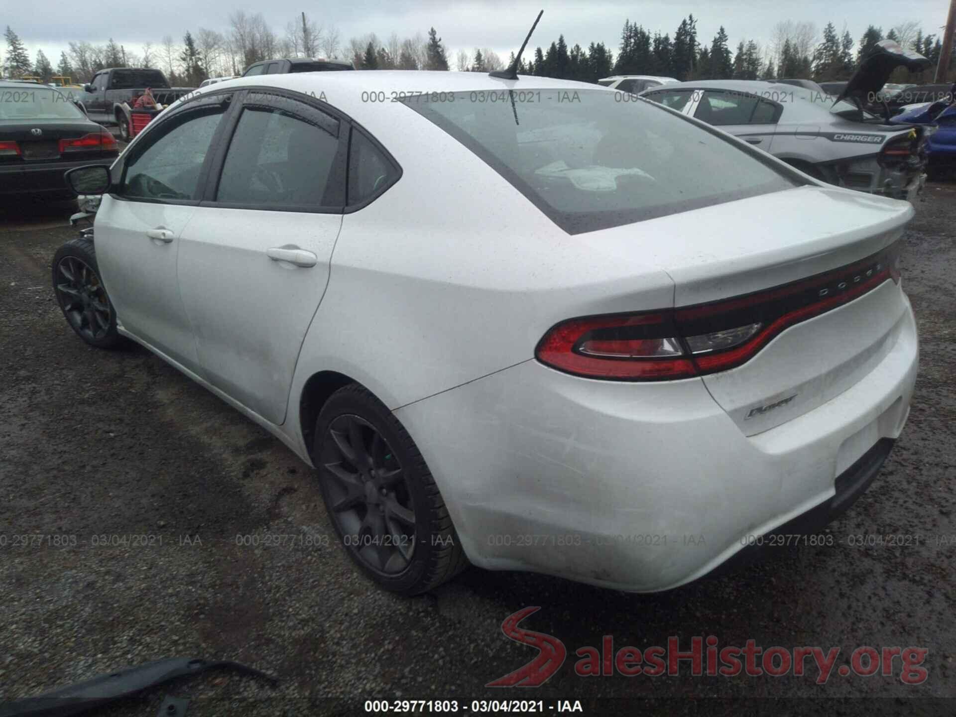 1C3CDFAAXGD585205 2016 DODGE DART