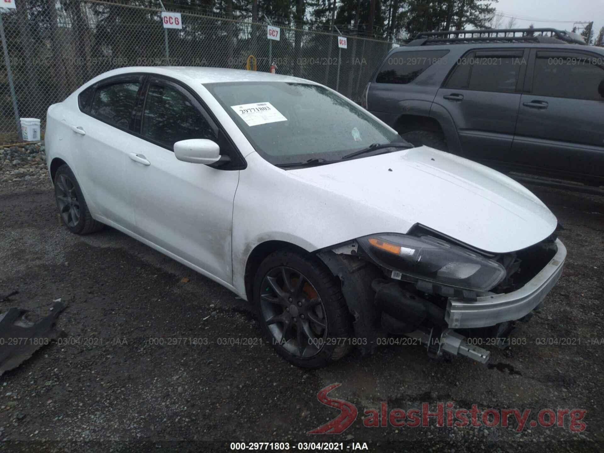 1C3CDFAAXGD585205 2016 DODGE DART