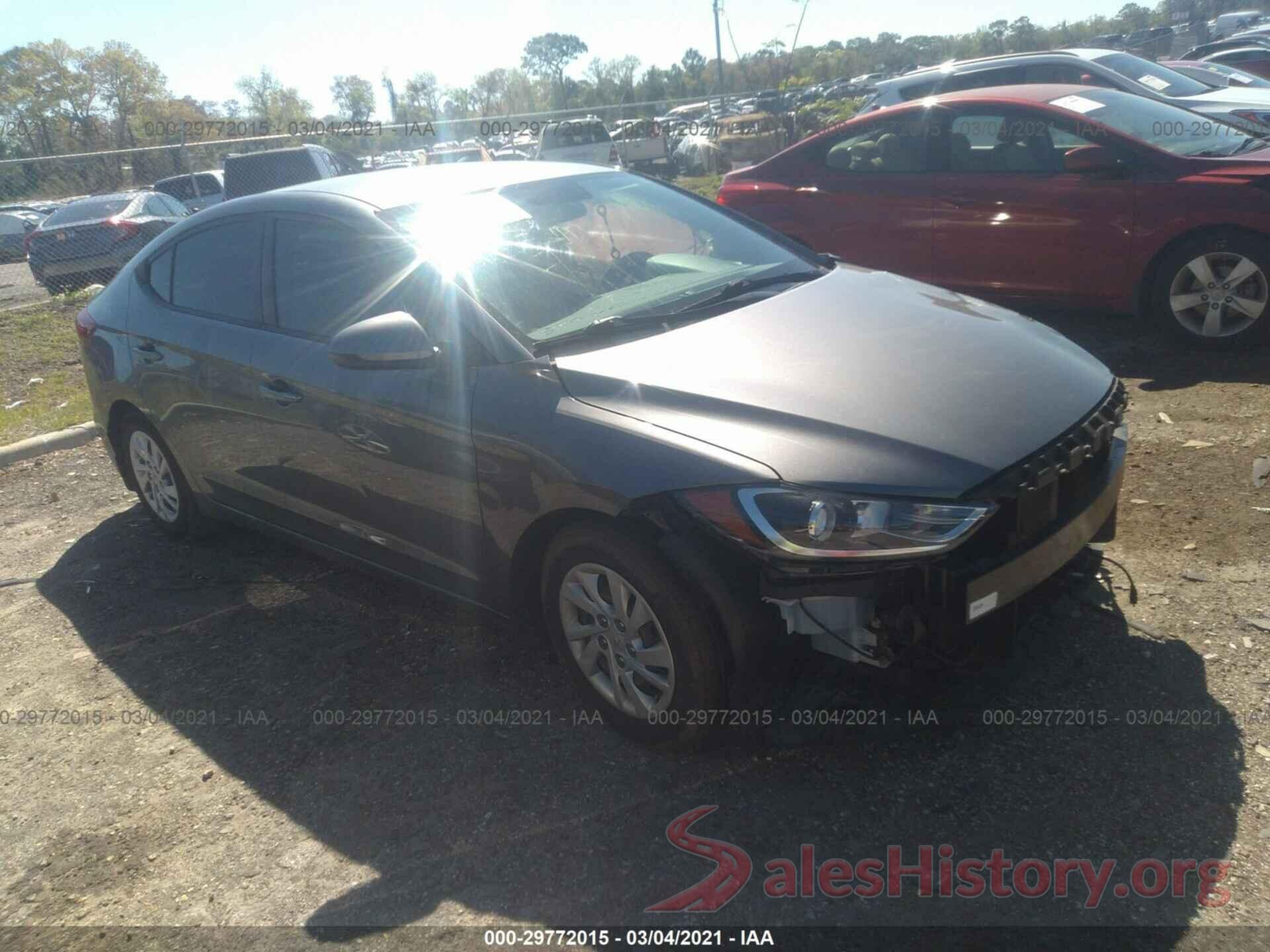 5NPD74LF5JH350653 2018 HYUNDAI ELANTRA