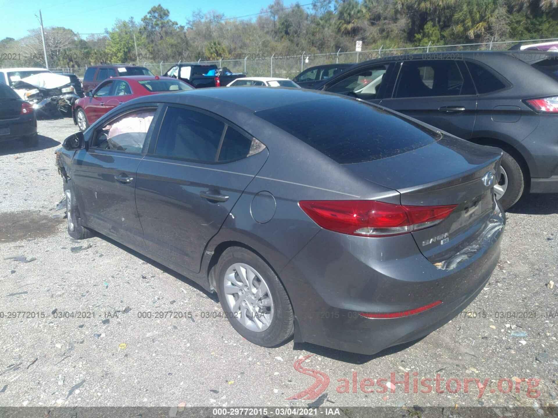 5NPD74LF5JH350653 2018 HYUNDAI ELANTRA