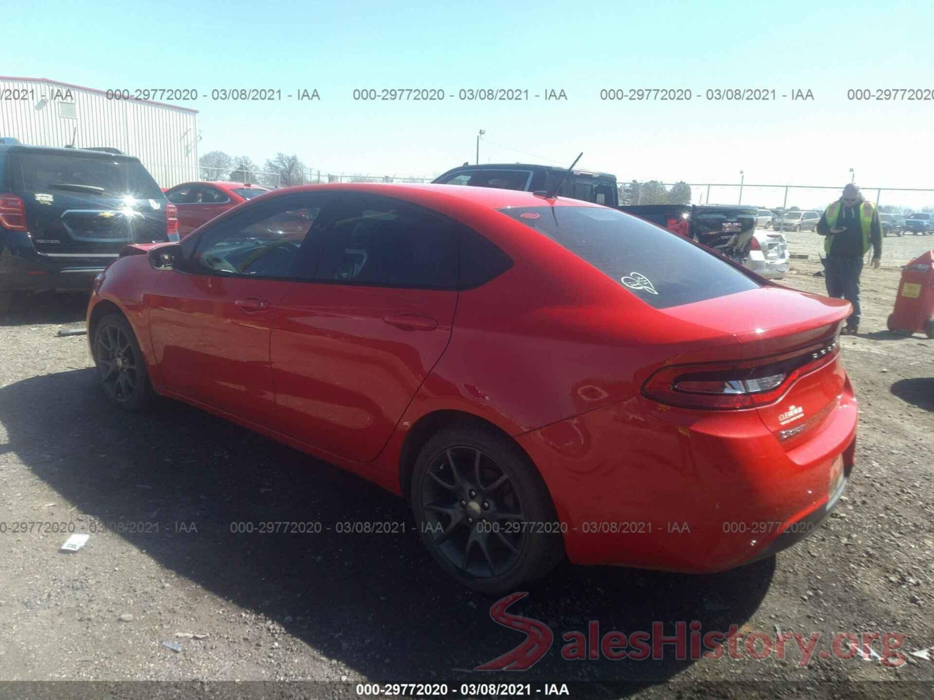 1C3CDFAA4GD682402 2016 DODGE DART