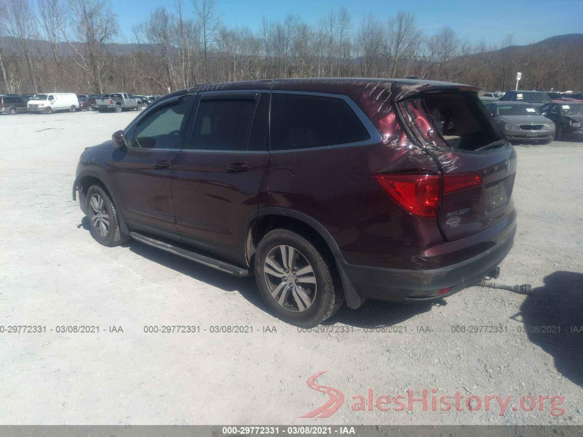 5FNYF6H58GB032937 2016 HONDA PILOT