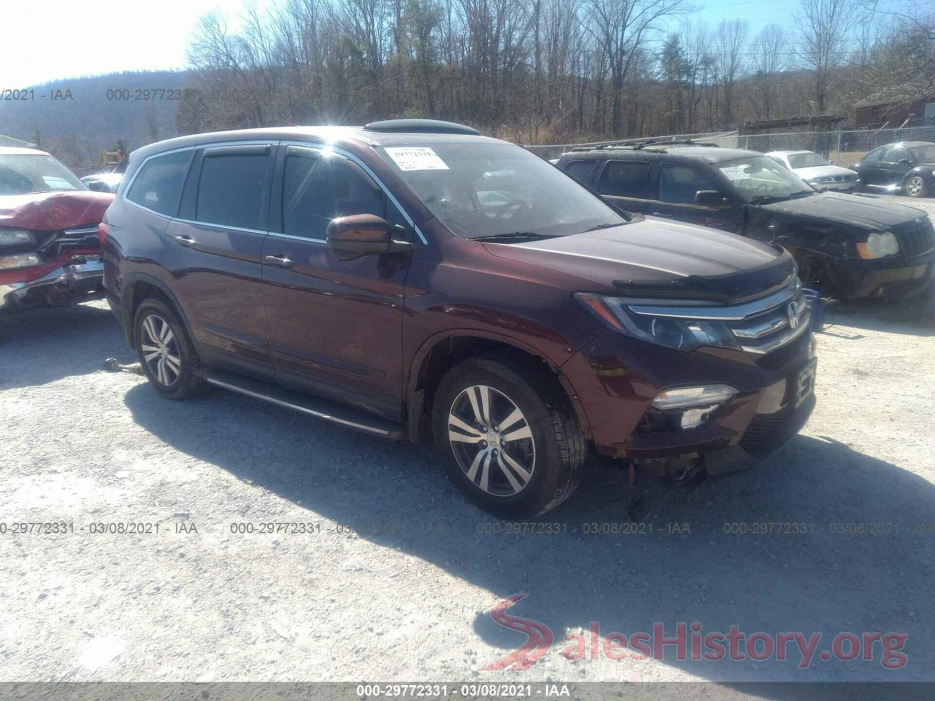 5FNYF6H58GB032937 2016 HONDA PILOT