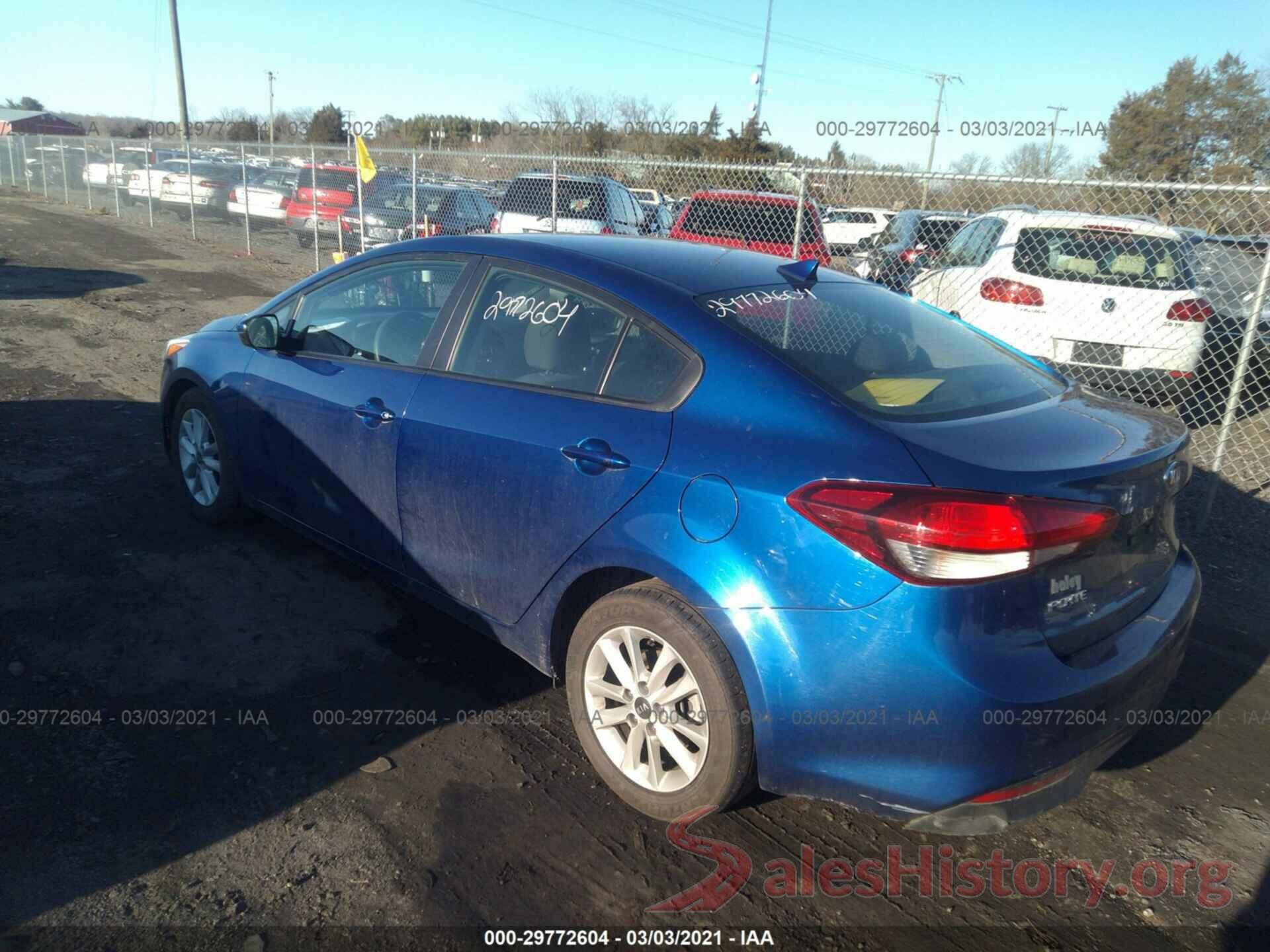 3KPFL4A72HE127355 2017 KIA FORTE