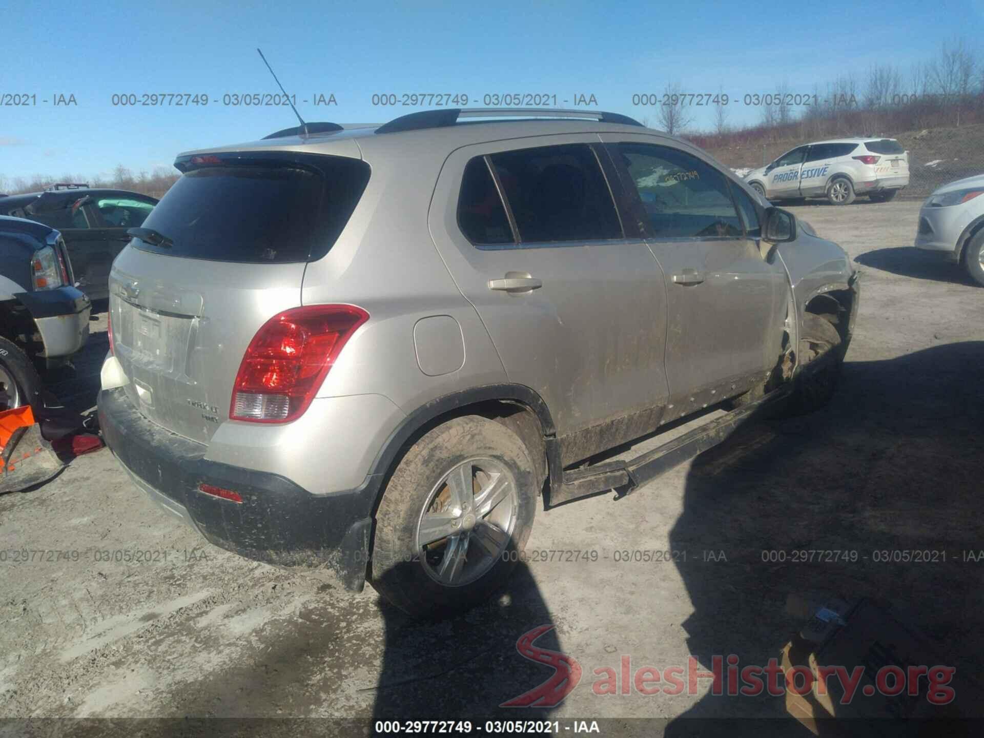 3GNCJPSBXGL264350 2016 CHEVROLET TRAX