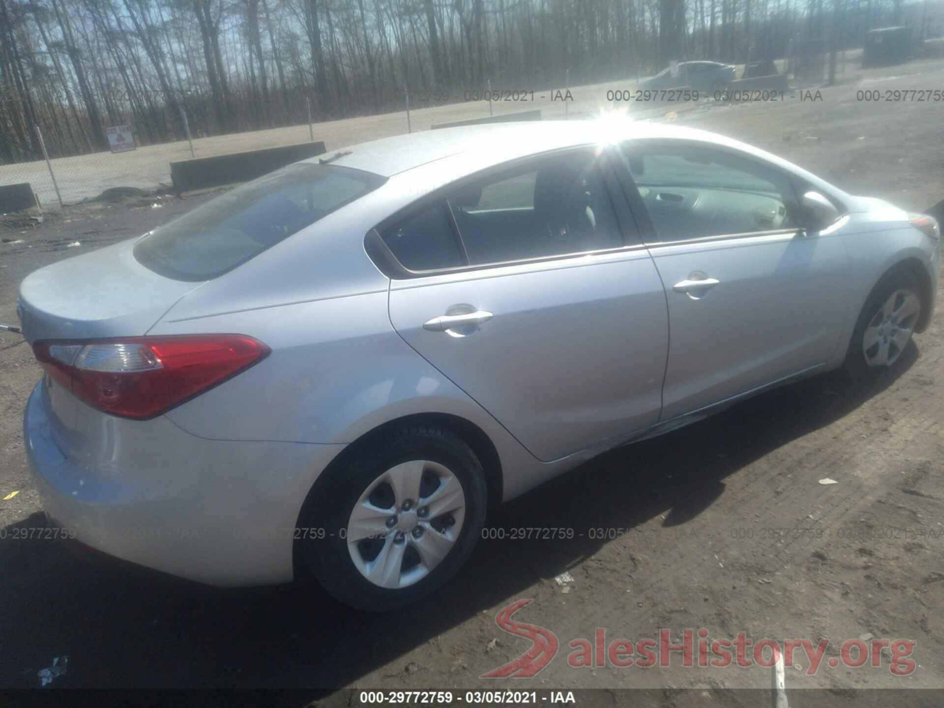 KNAFK4A68G5511495 2016 KIA FORTE