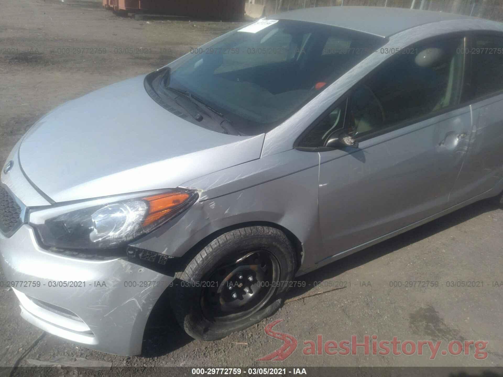 KNAFK4A68G5511495 2016 KIA FORTE