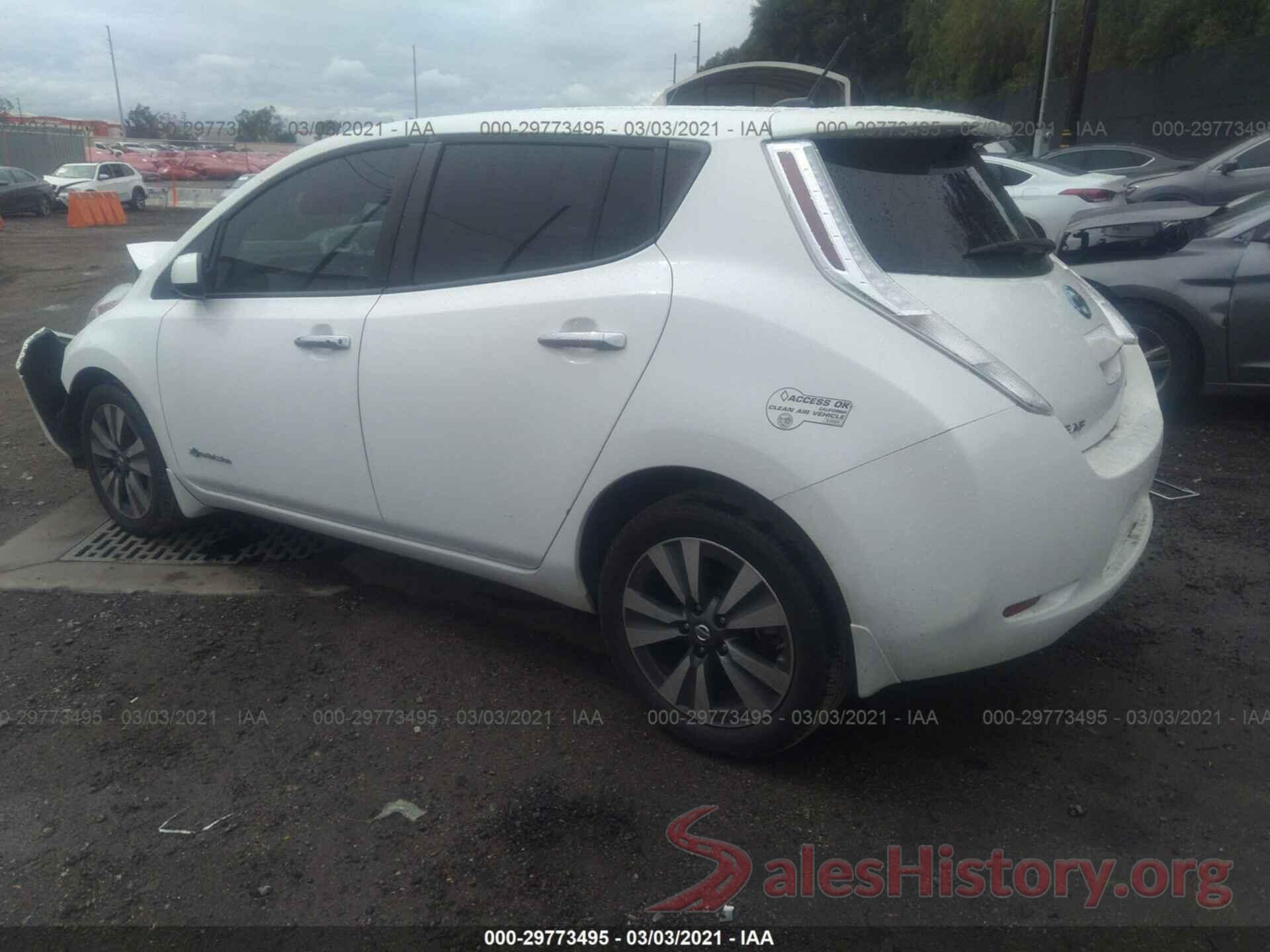 1N4BZ0CP8GC309432 2016 NISSAN LEAF