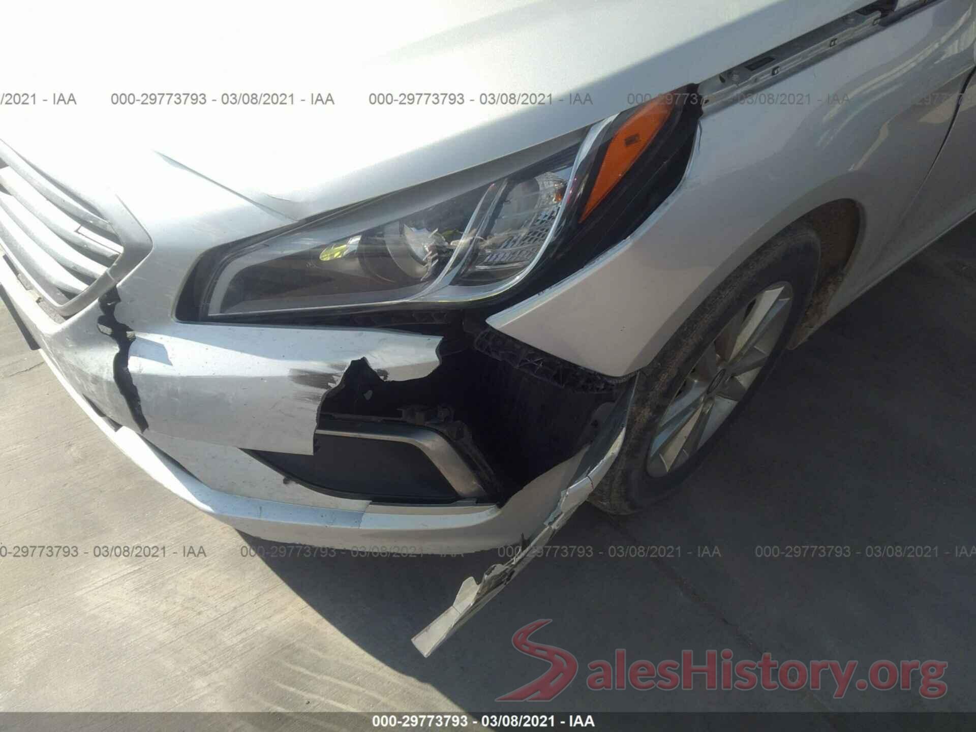 5NPE24AF4GH342977 2016 HYUNDAI SONATA