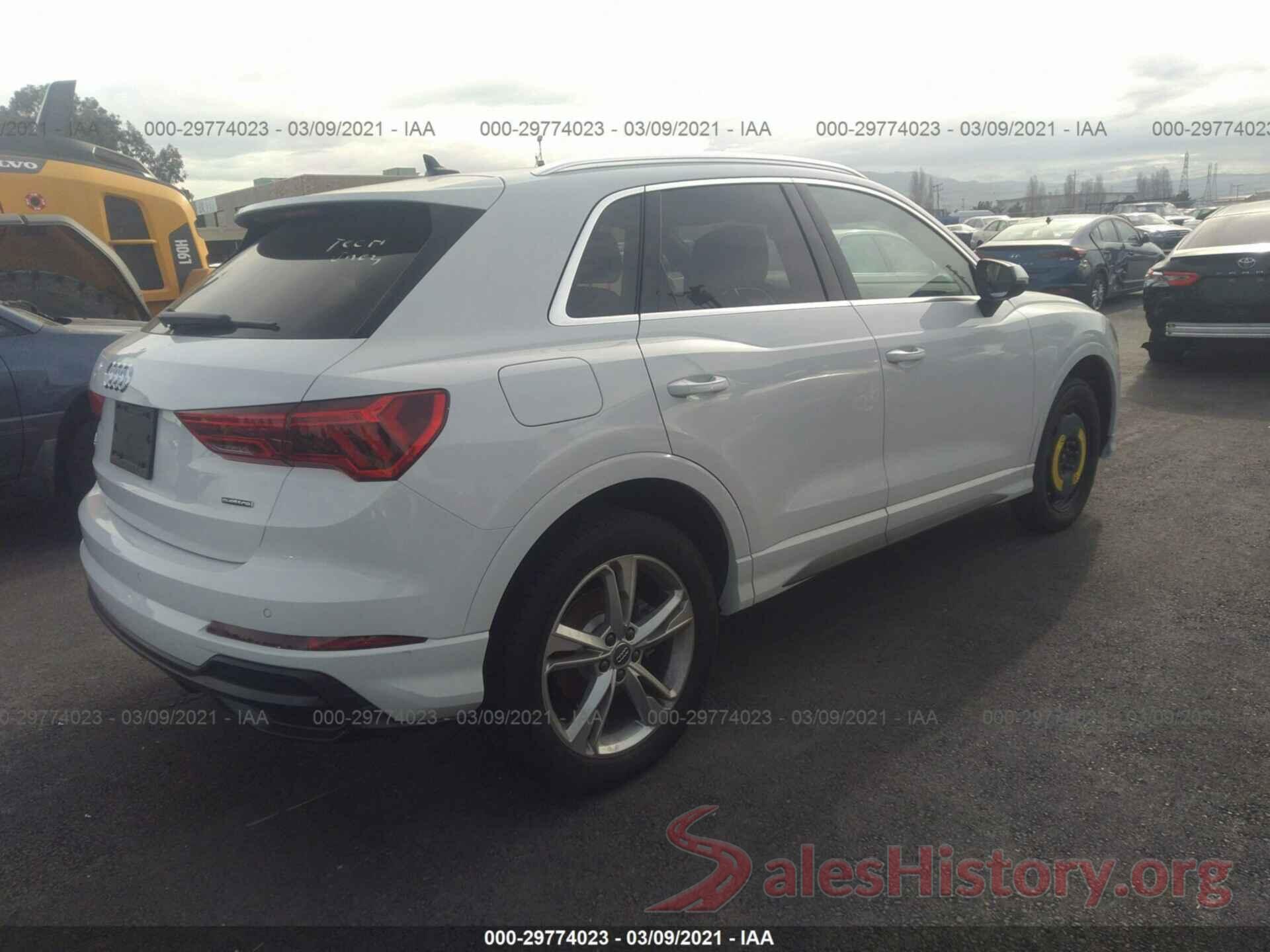 WA1EECF3XL1056725 2020 AUDI Q3