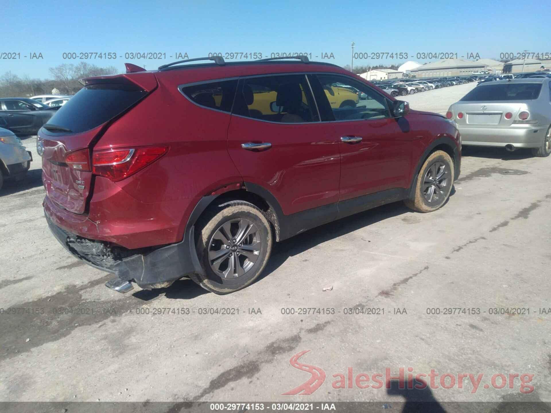 5XYZUDLB0GG307415 2016 HYUNDAI SANTA FE SPORT