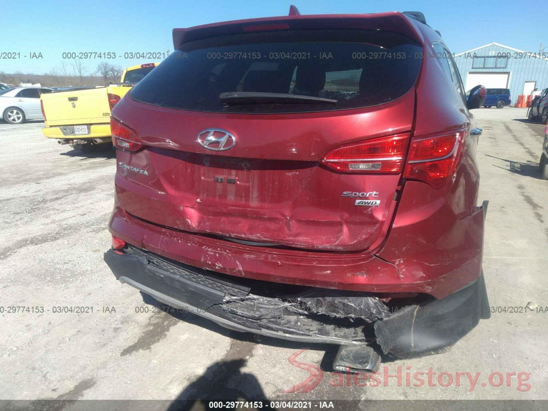 5XYZUDLB0GG307415 2016 HYUNDAI SANTA FE SPORT