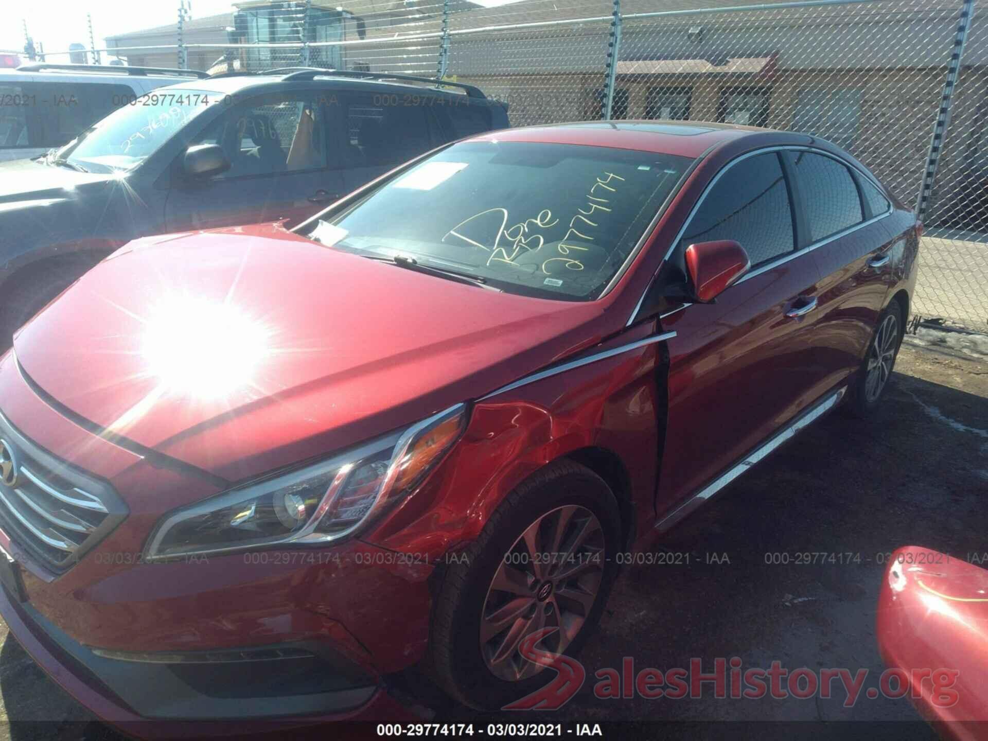 5NPE34AF6GH409012 2016 HYUNDAI SONATA