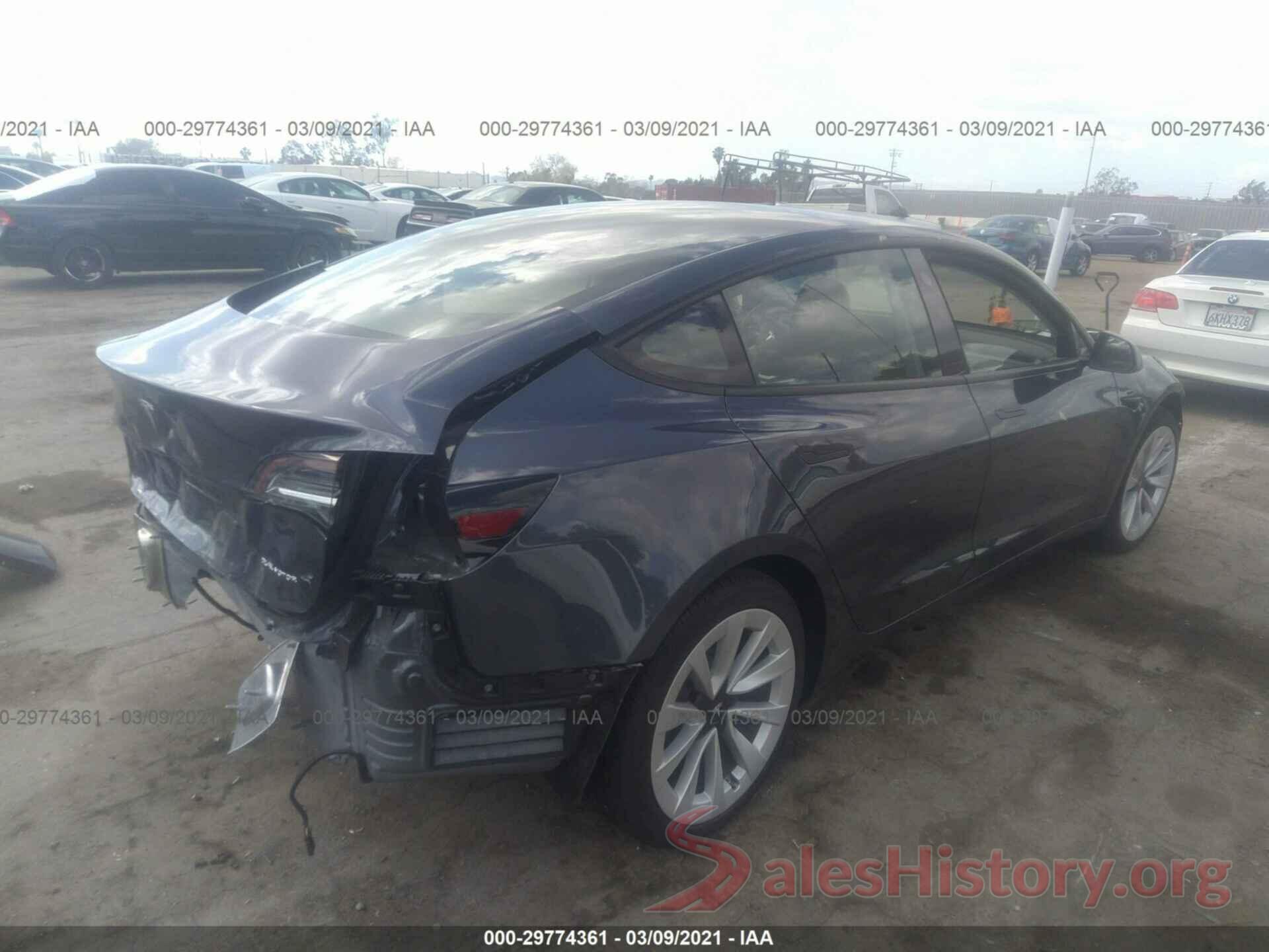 5YJ3E1EB2MF875781 2021 TESLA MODEL 3