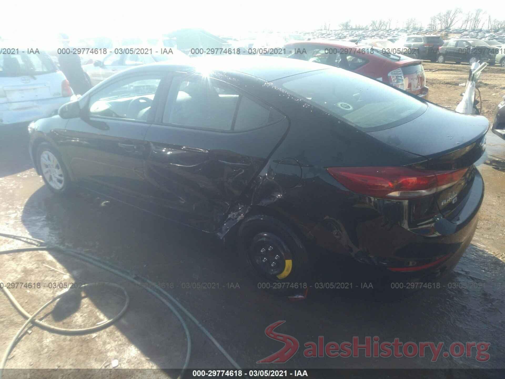 5NPD74LF7JH334311 2018 HYUNDAI ELANTRA