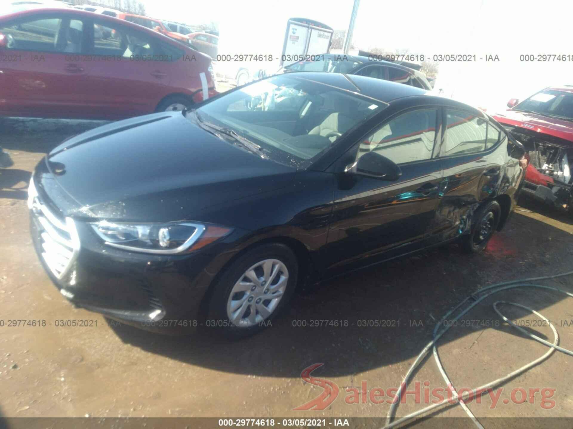 5NPD74LF7JH334311 2018 HYUNDAI ELANTRA