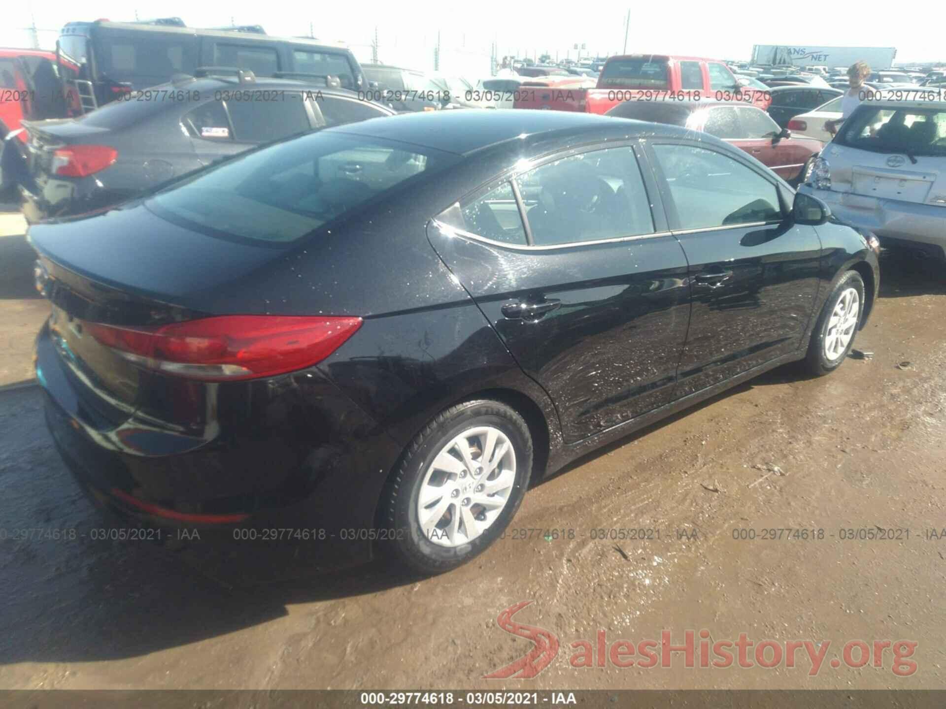 5NPD74LF7JH334311 2018 HYUNDAI ELANTRA