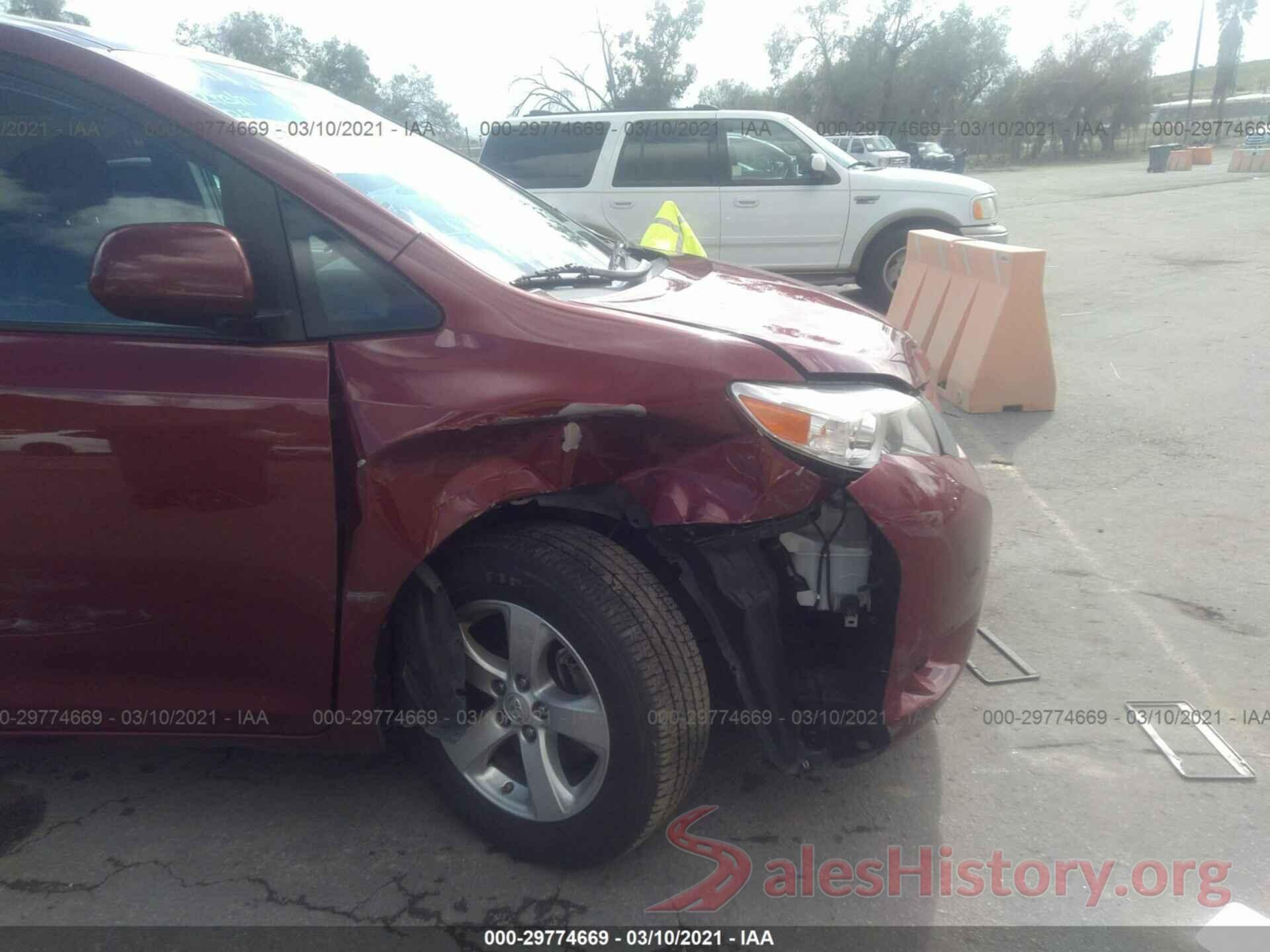 5TDKK3DC6GS716269 2016 TOYOTA SIENNA