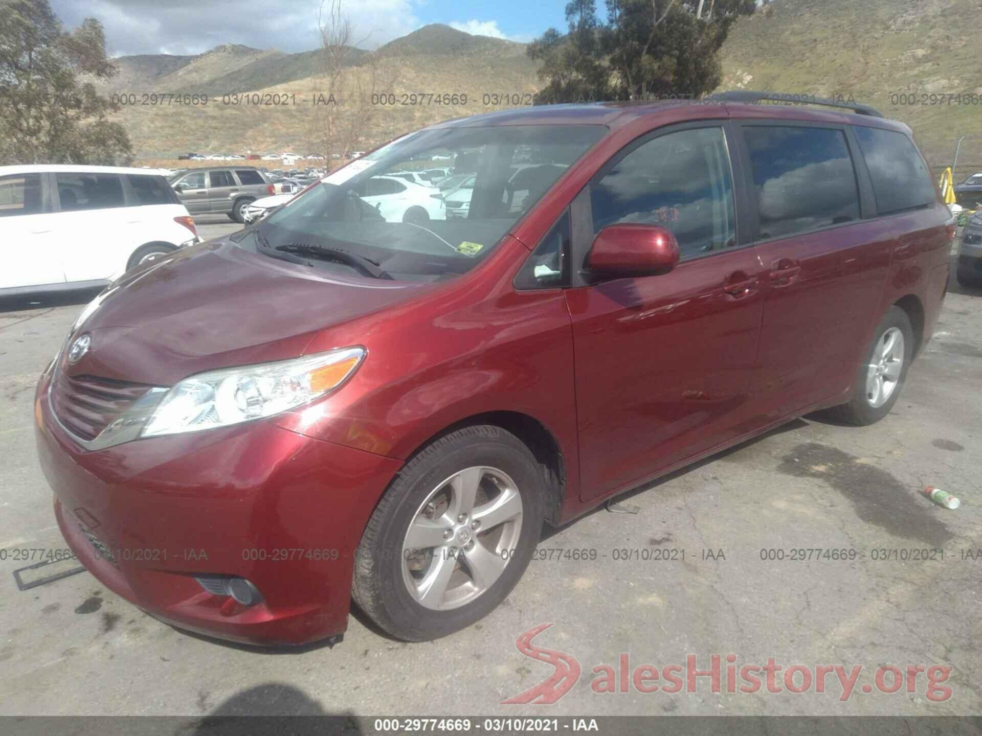 5TDKK3DC6GS716269 2016 TOYOTA SIENNA