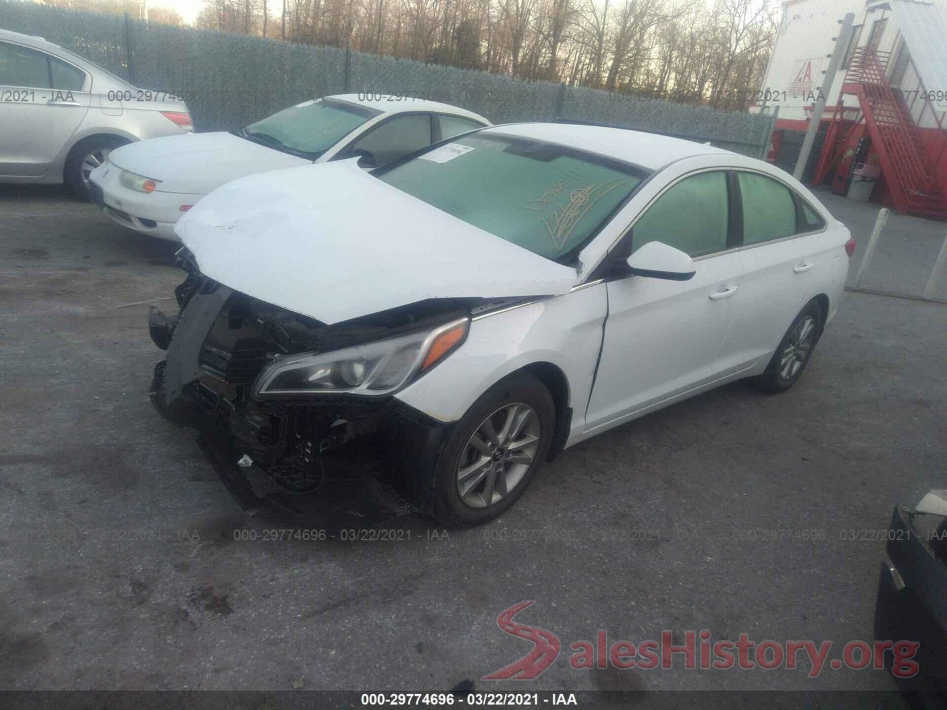 5NPE24AFXHH504158 2017 HYUNDAI SONATA