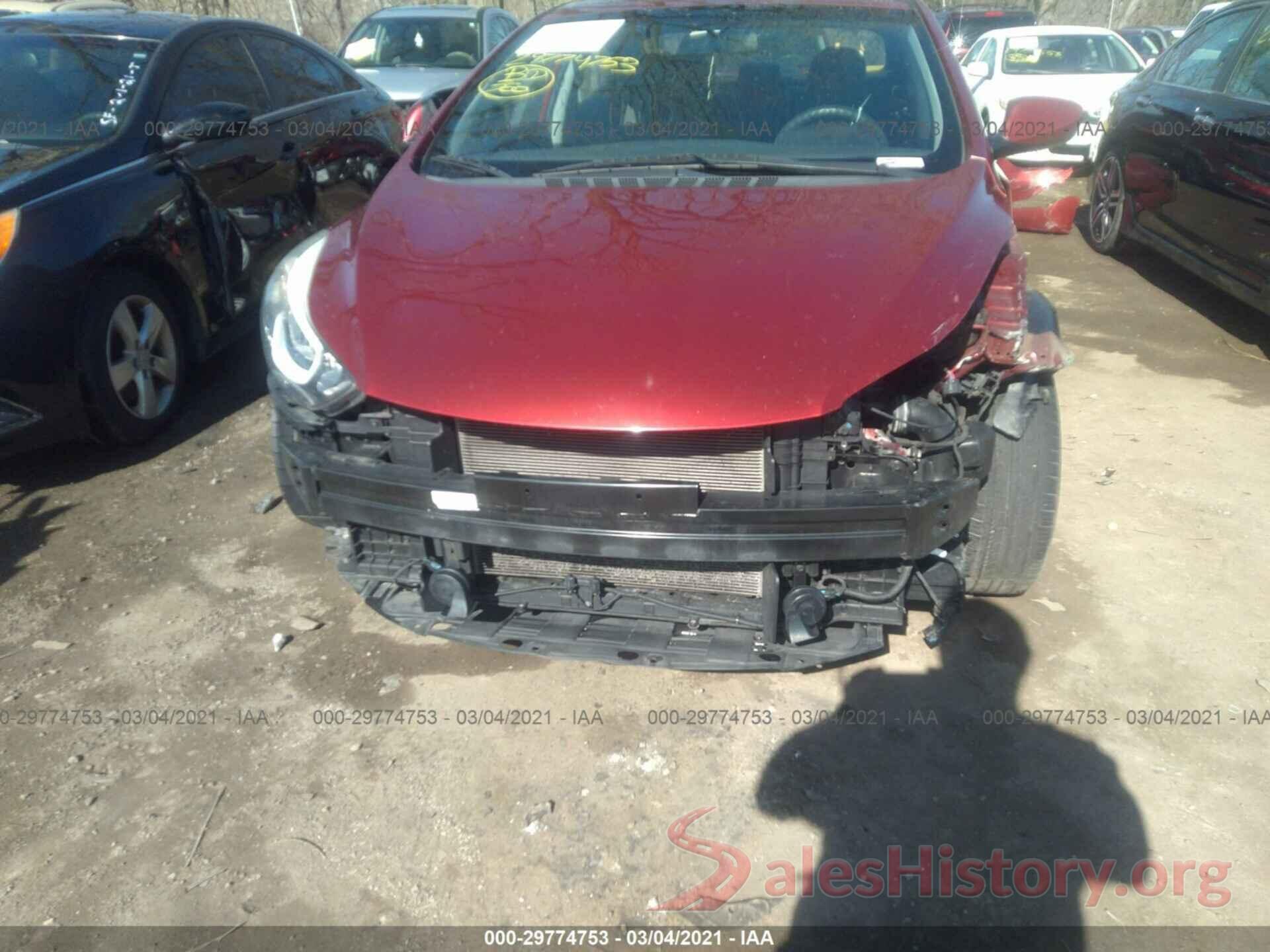 5NPDH4AE0GH711948 2016 HYUNDAI ELANTRA