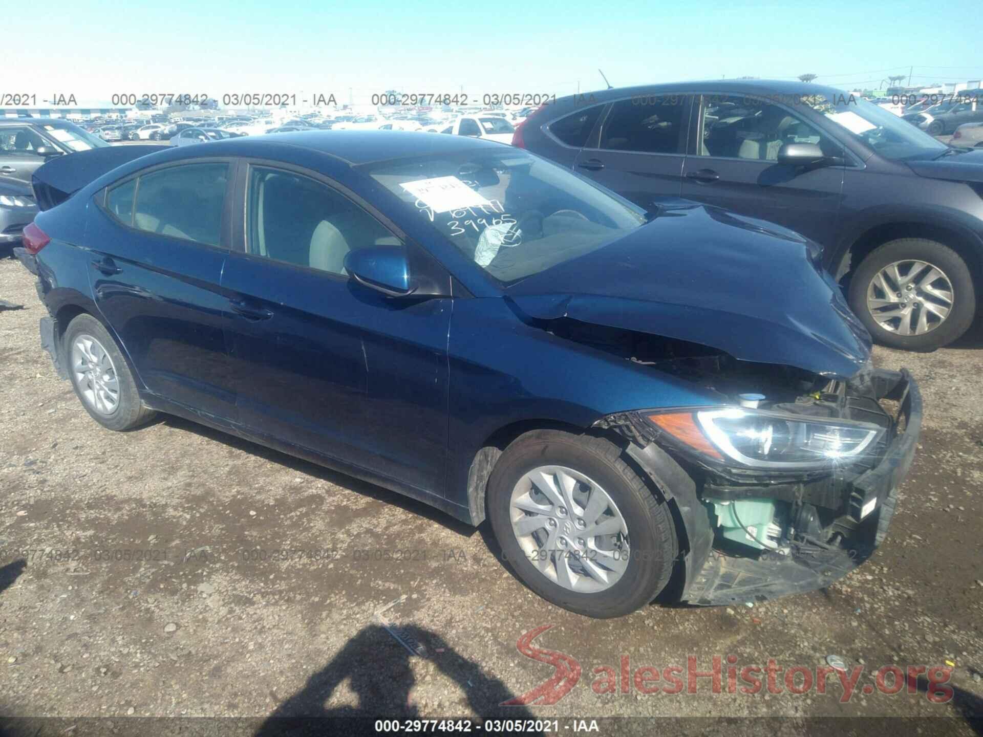 5NPD74LF7HH069447 2017 HYUNDAI ELANTRA