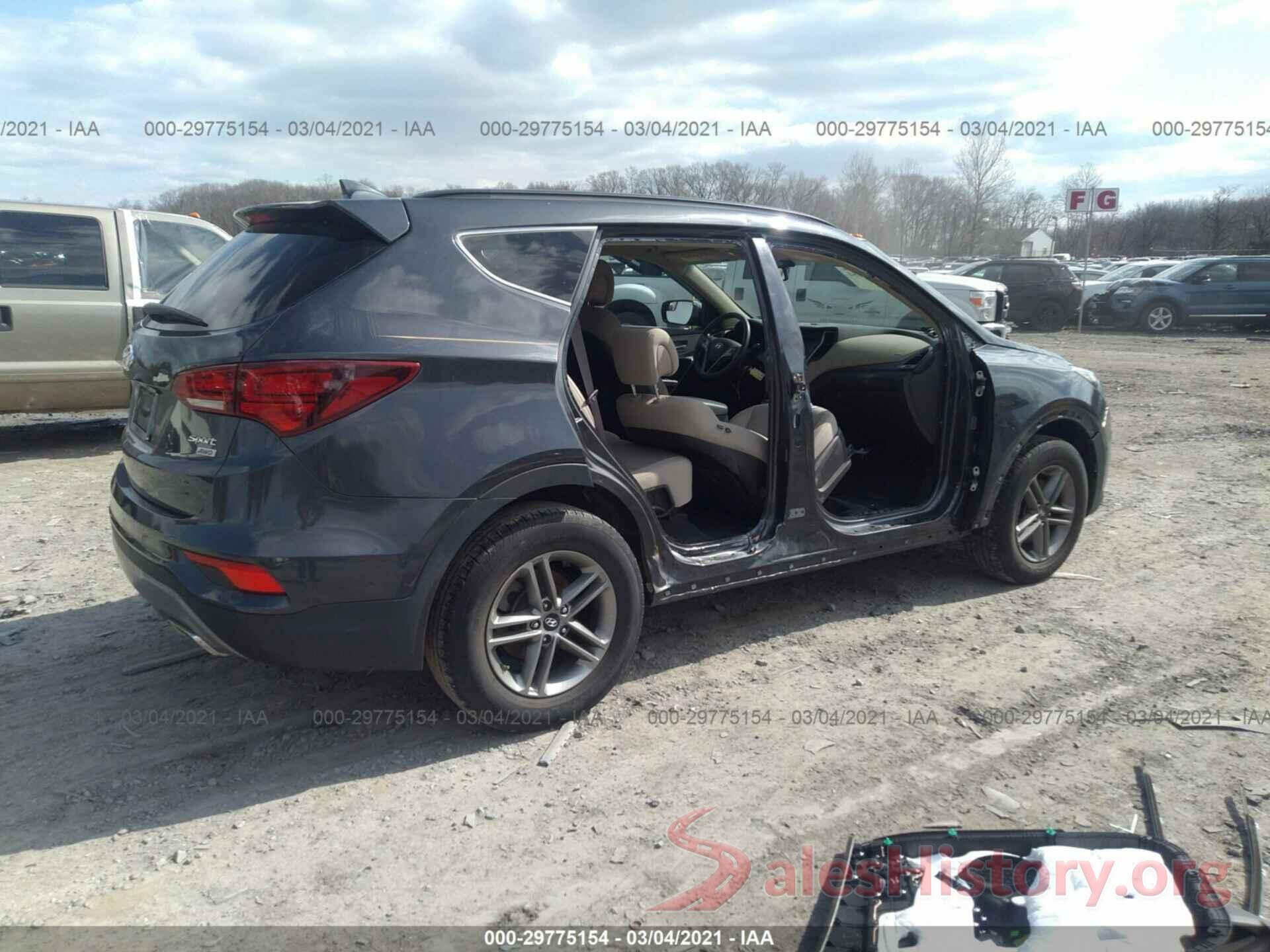 5XYZUDLB2HG387642 2017 HYUNDAI SANTA FE SPORT