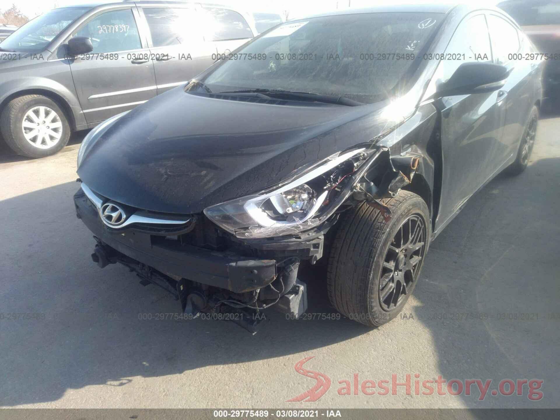 KMHDH4AE8GU573853 2016 HYUNDAI ELANTRA