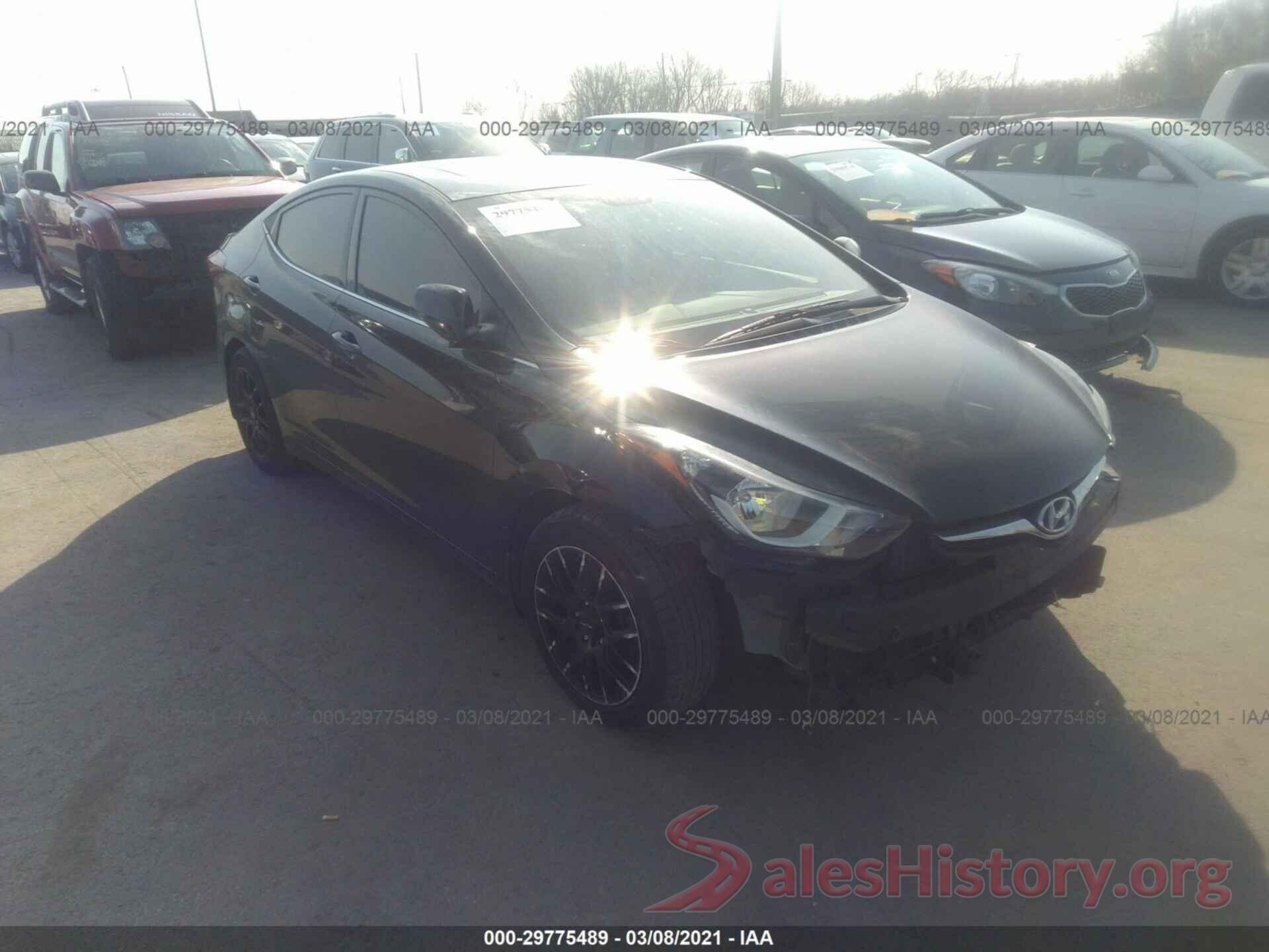 KMHDH4AE8GU573853 2016 HYUNDAI ELANTRA