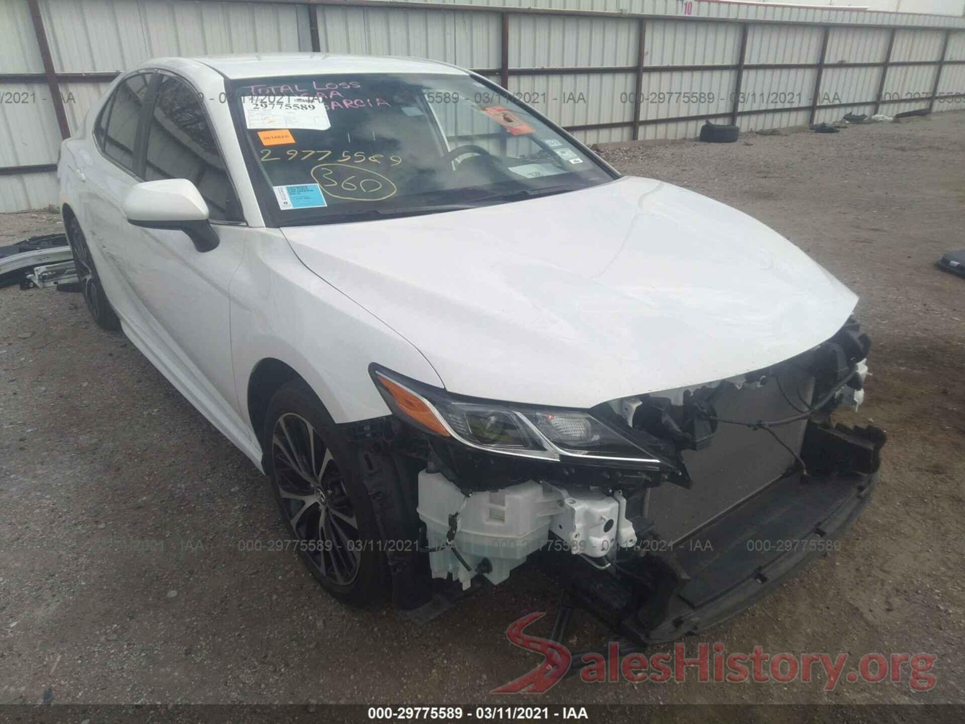 4T1B11HK6KU253591 2019 TOYOTA CAMRY