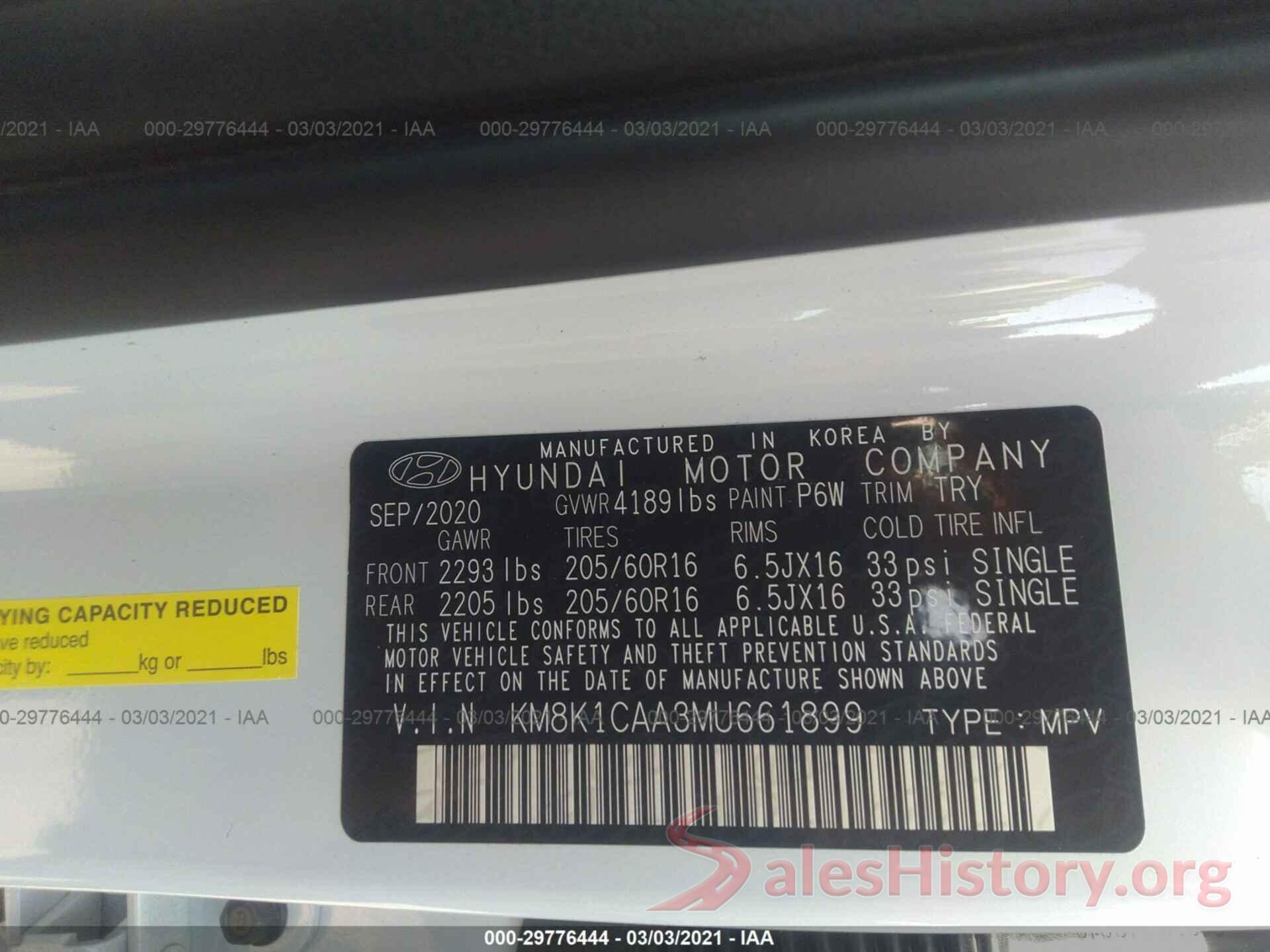 KM8K1CAA3MU661899 2021 HYUNDAI KONA