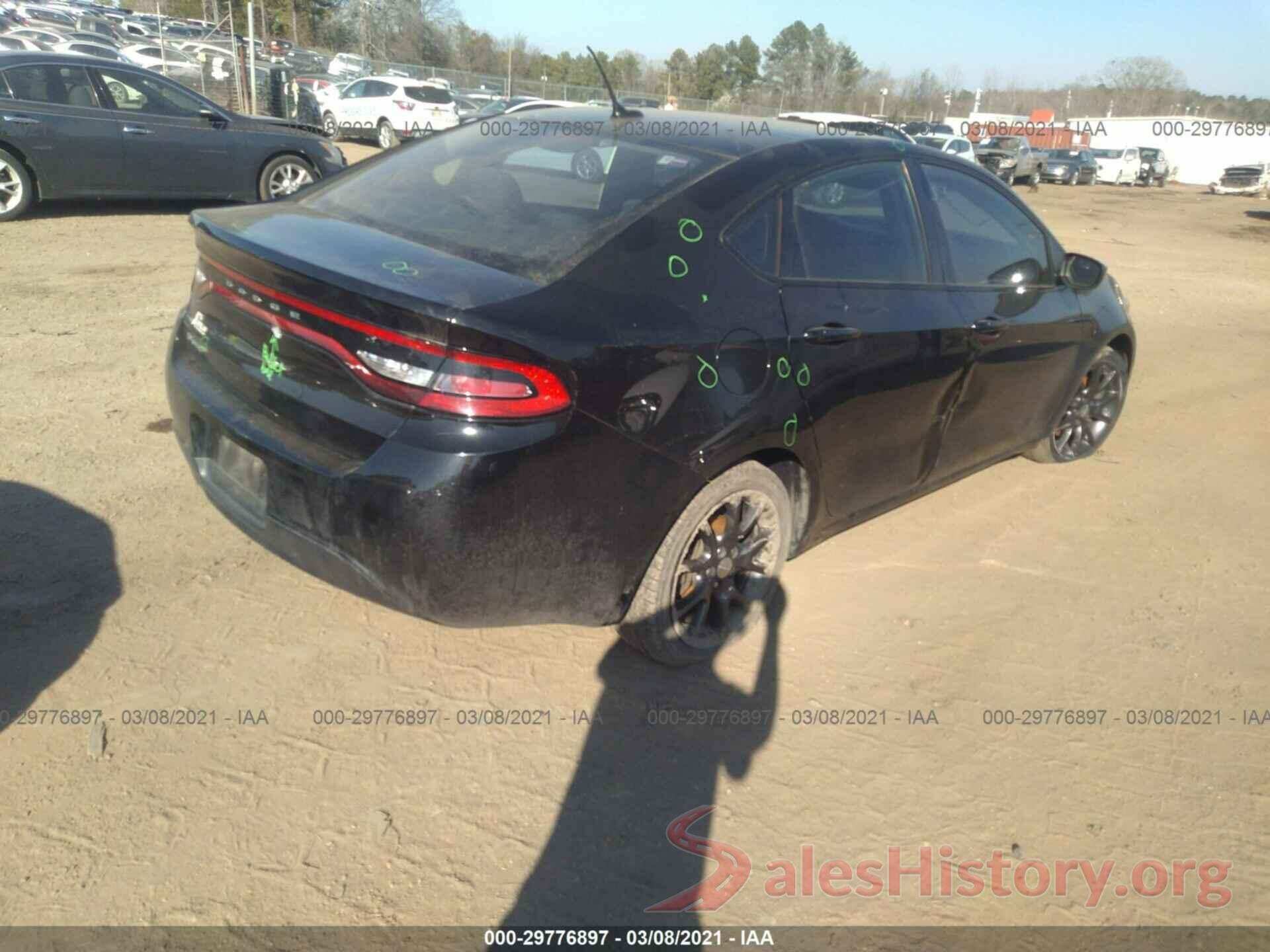 1C3CDFAA6GD530279 2016 DODGE DART