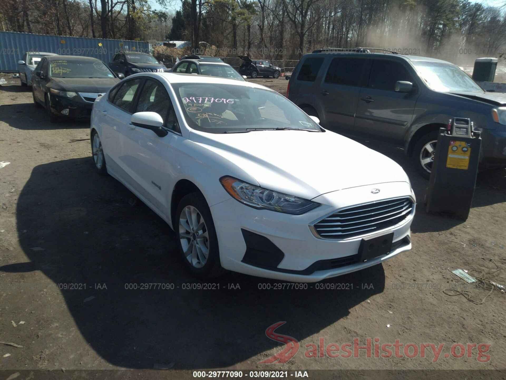 3FA6P0LU9KR157958 2019 FORD FUSION HYBRID