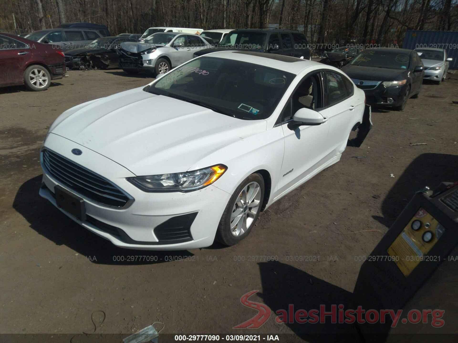 3FA6P0LU9KR157958 2019 FORD FUSION HYBRID