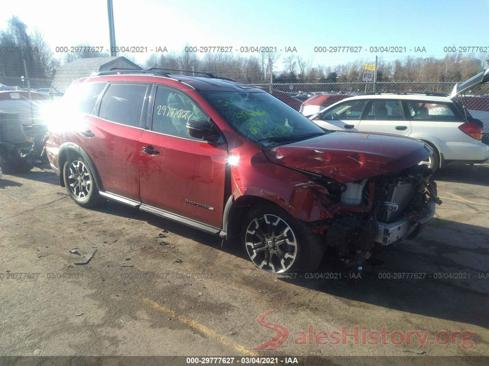 5N1DR2MN7KC613531 2019 NISSAN PATHFINDER