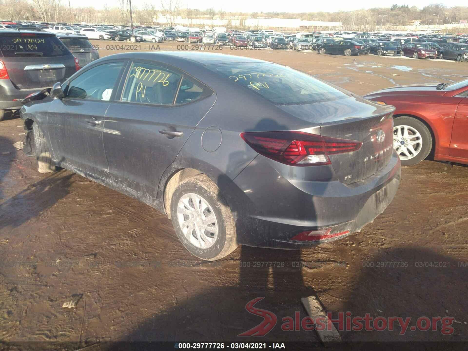 5NPD74LF2LH501225 2020 HYUNDAI ELANTRA