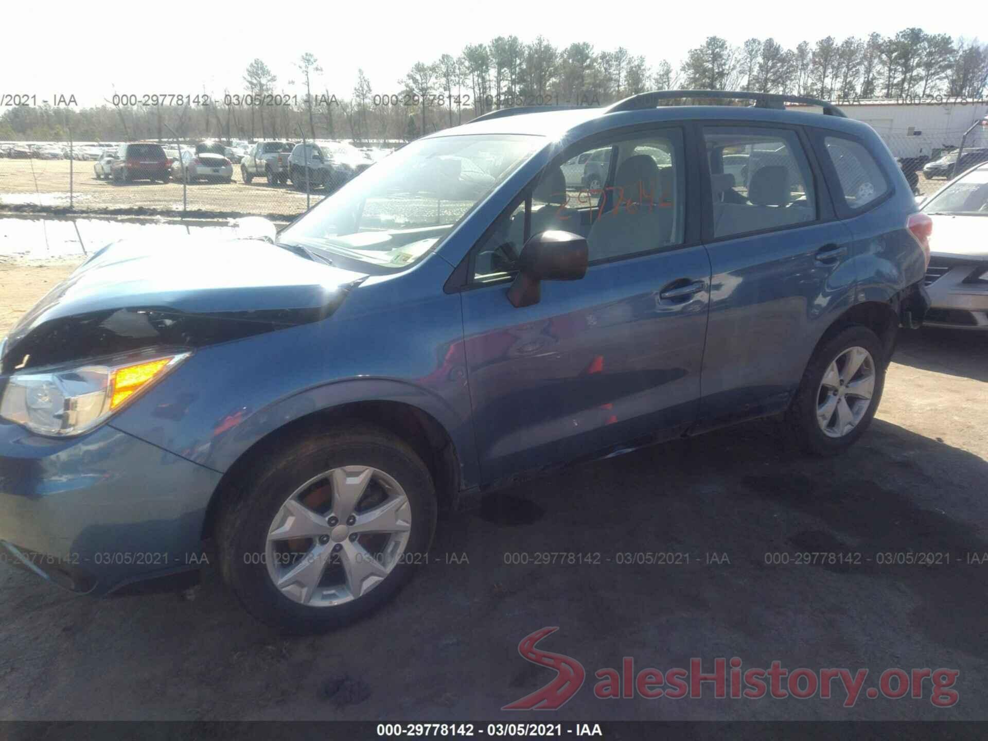 JF2SJABC4GH449858 2016 SUBARU FORESTER