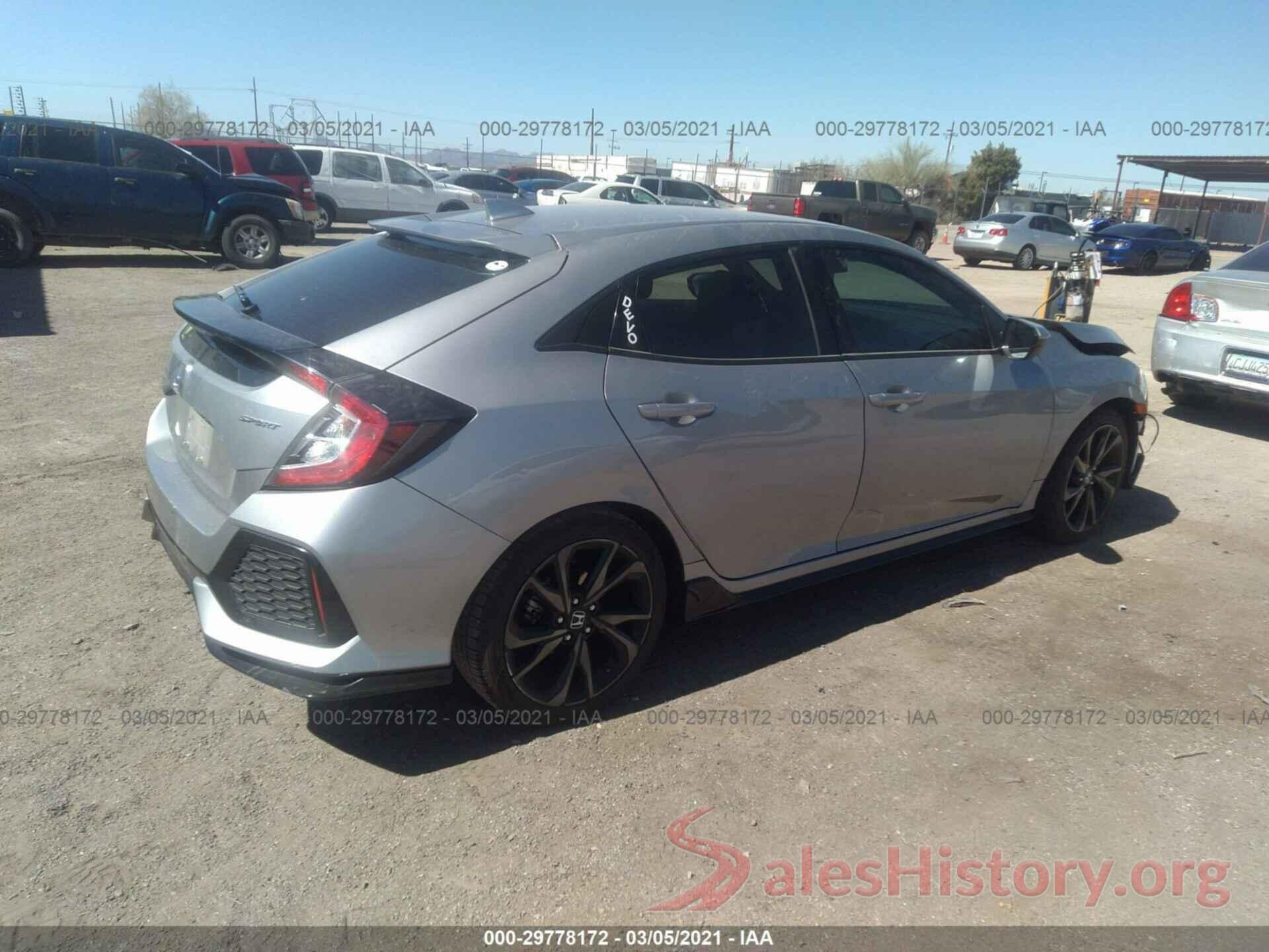 SHHFK7G49JU223421 2018 HONDA CIVIC HATCHBACK