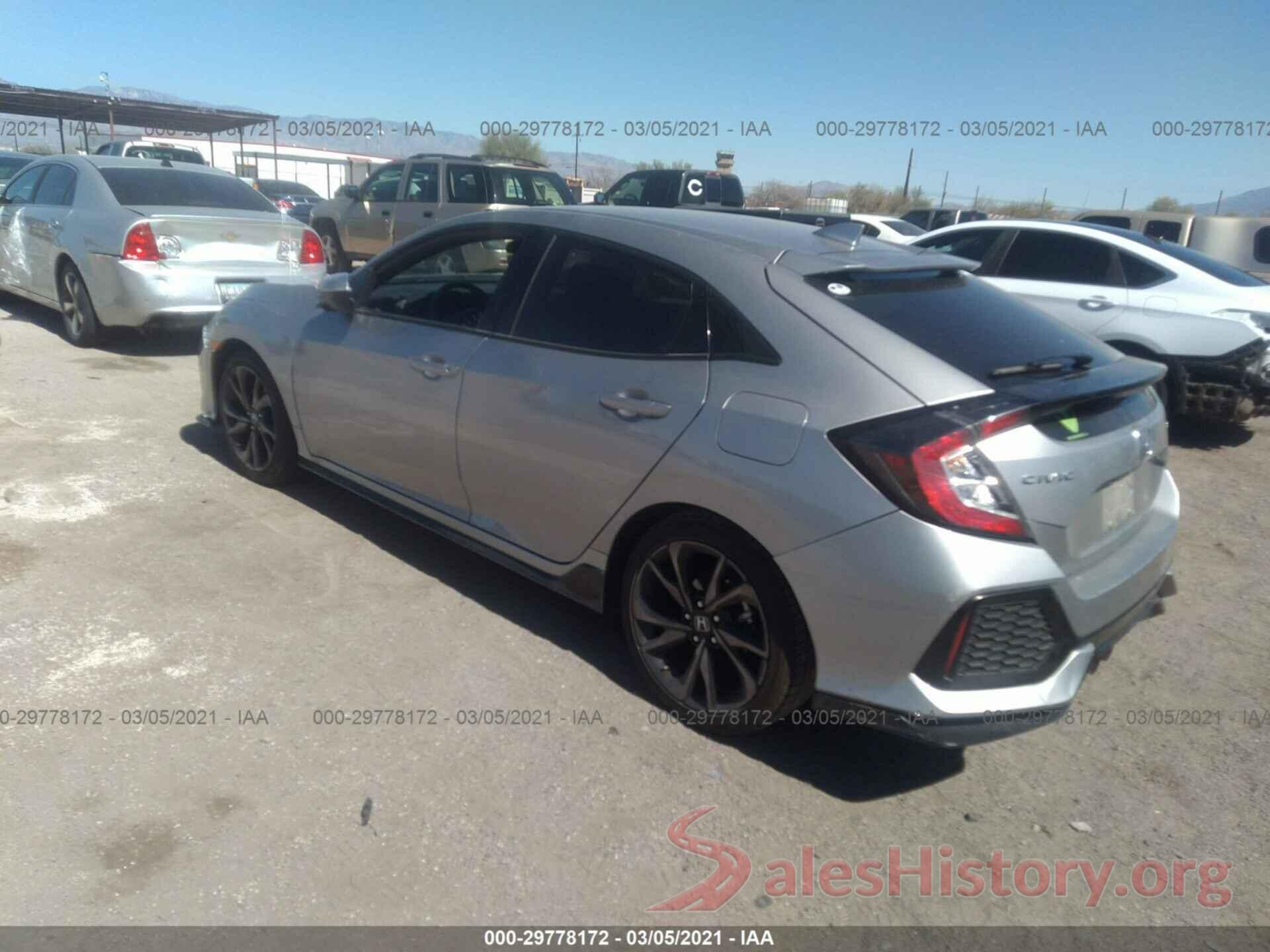 SHHFK7G49JU223421 2018 HONDA CIVIC HATCHBACK