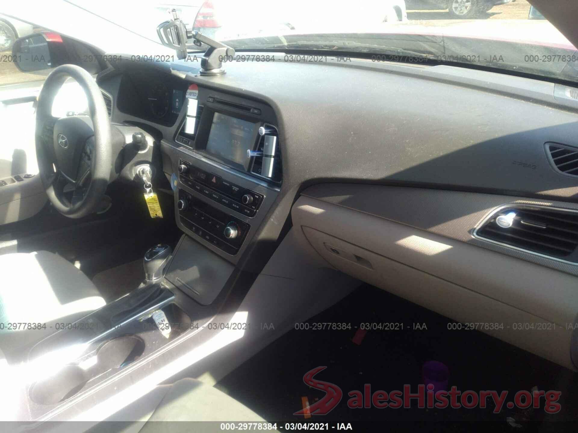 5NPE24AF0GH336626 2016 HYUNDAI SONATA