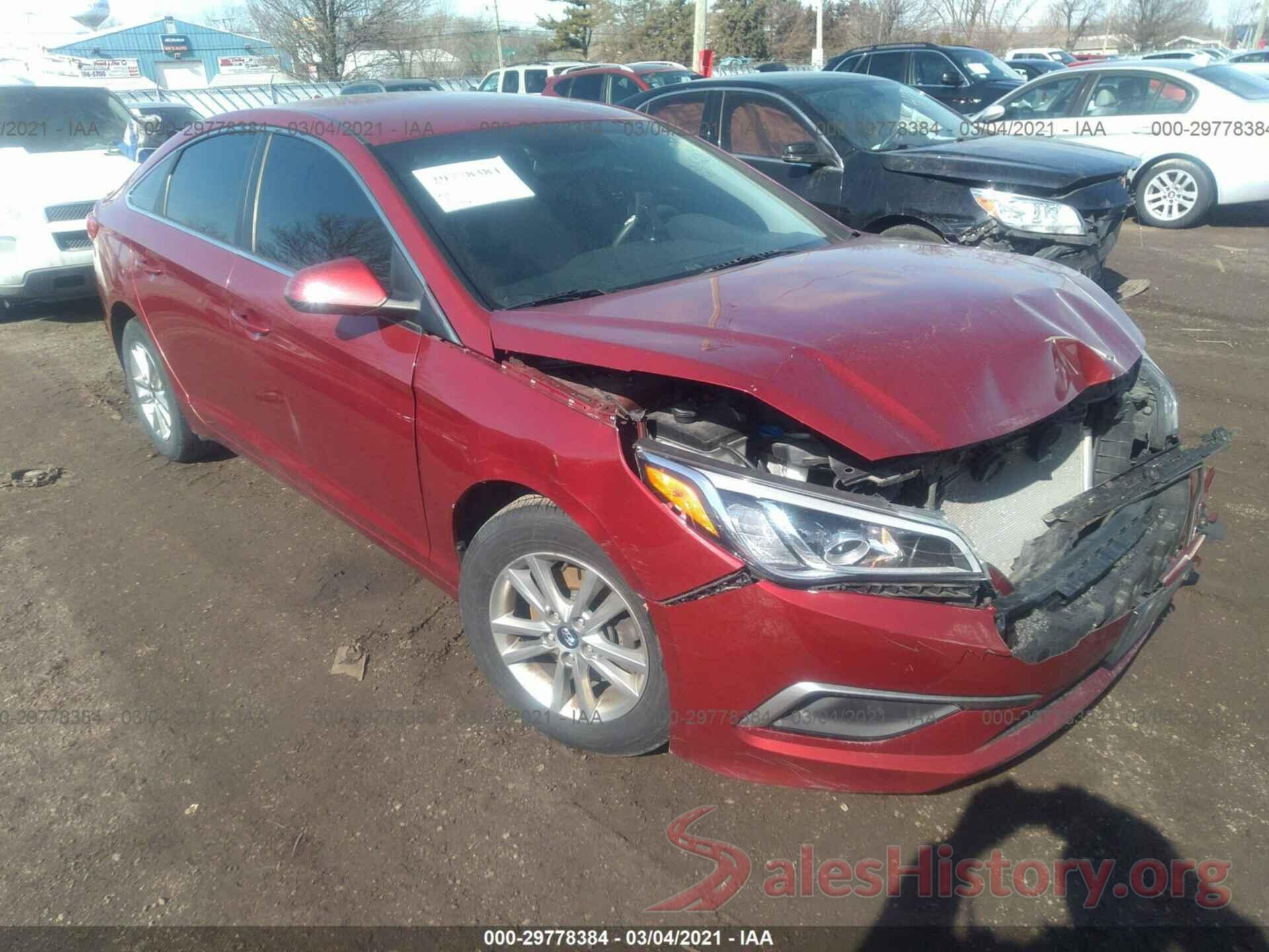 5NPE24AF0GH336626 2016 HYUNDAI SONATA