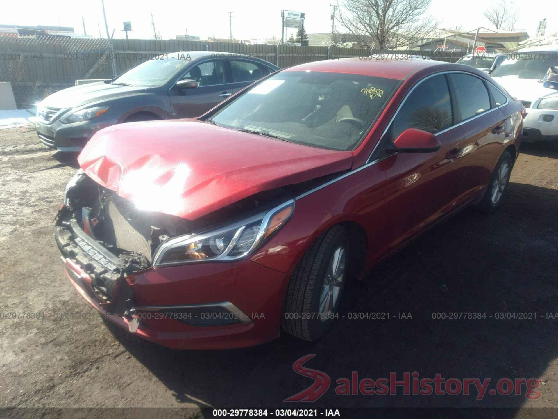 5NPE24AF0GH336626 2016 HYUNDAI SONATA