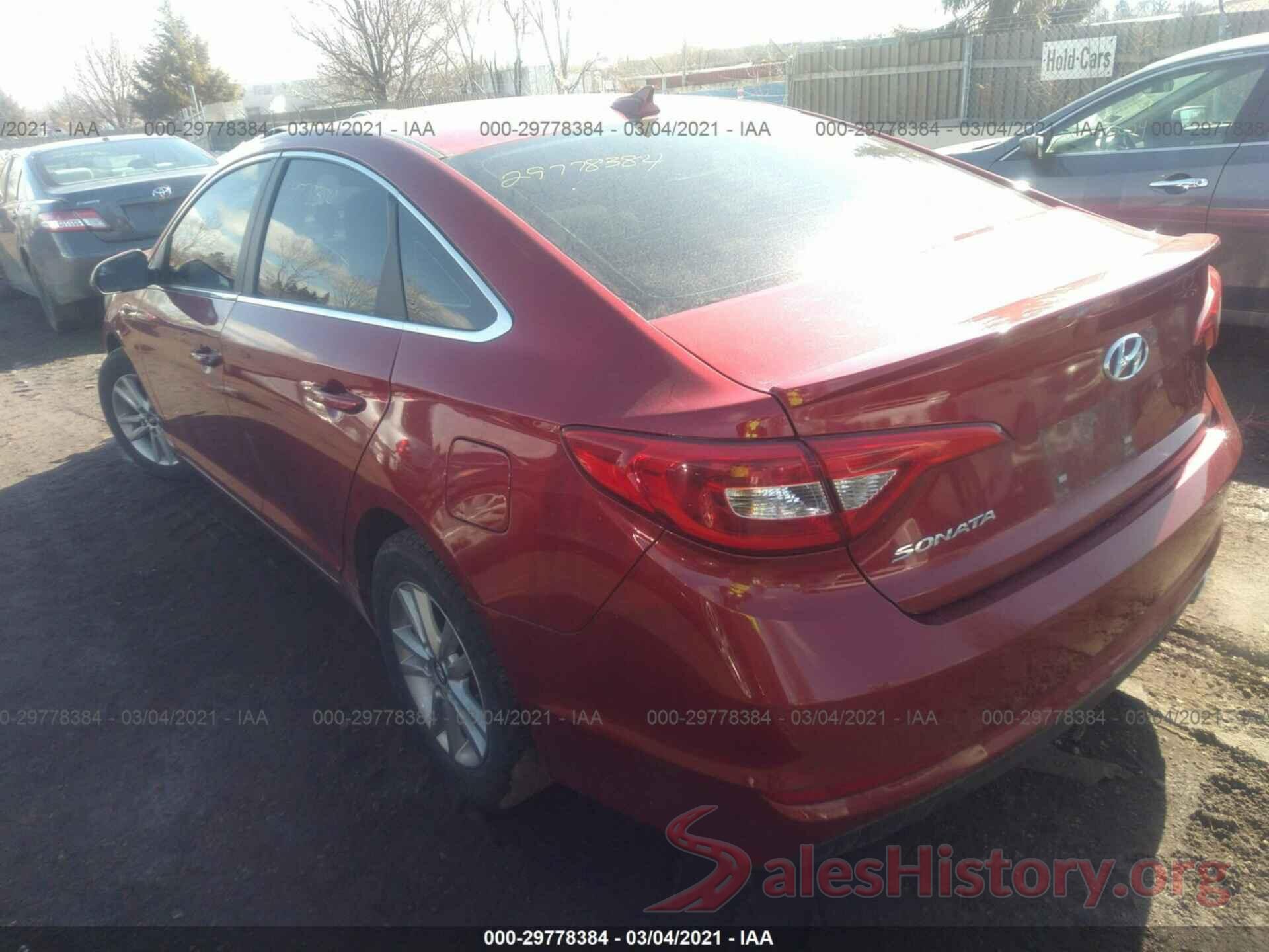 5NPE24AF0GH336626 2016 HYUNDAI SONATA