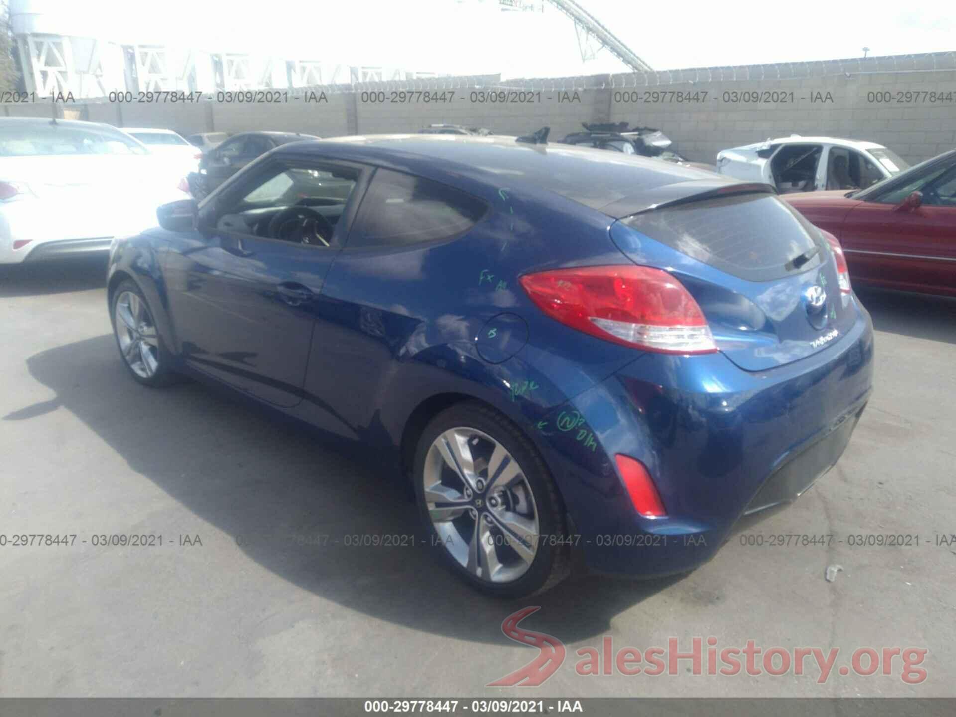 KMHTC6AD0GU301309 2016 HYUNDAI VELOSTER