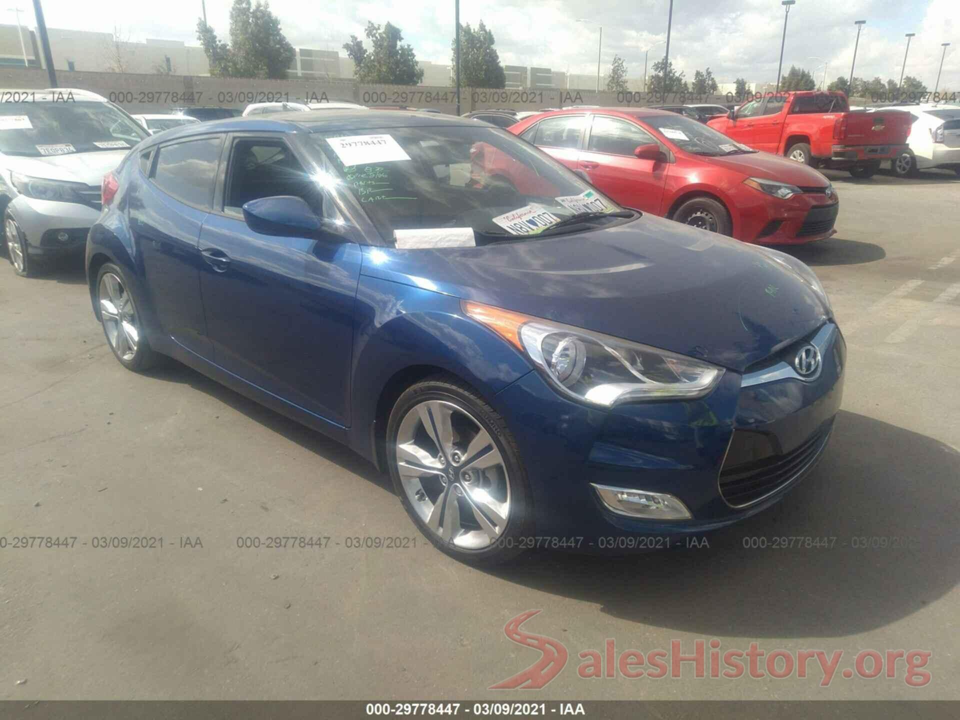 KMHTC6AD0GU301309 2016 HYUNDAI VELOSTER